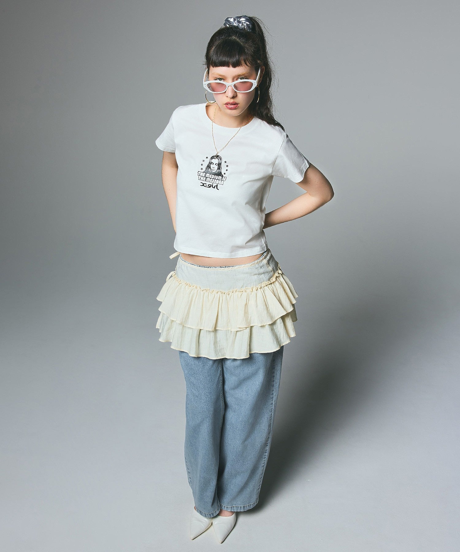 FACE LABEL EASY PANTS