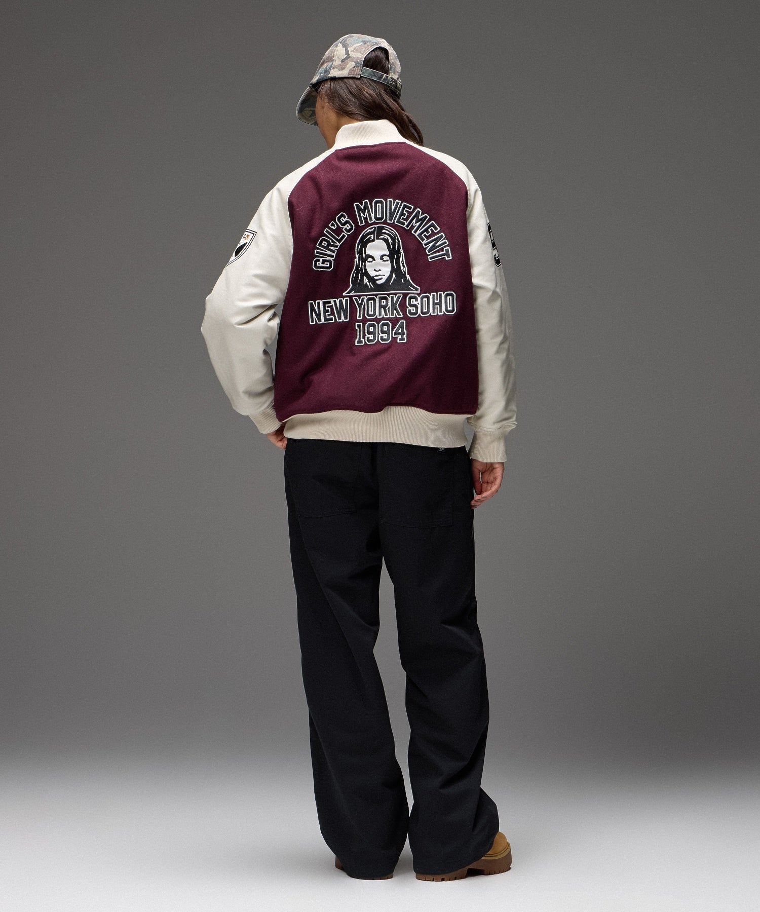FACE PATCH STADIUM JACKET