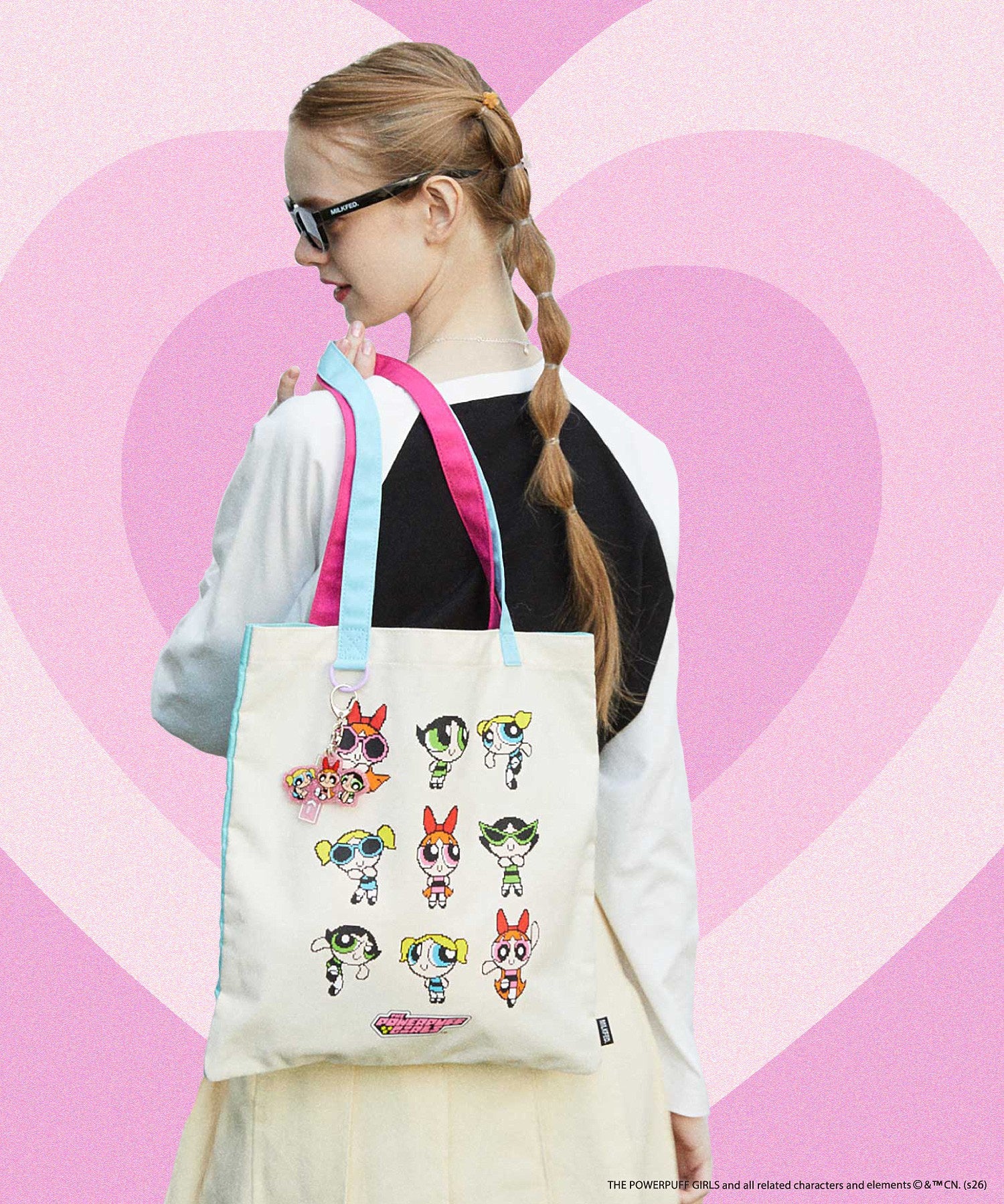 THE POWERPUFF GIRLS × MILKFED. TOTEBAG