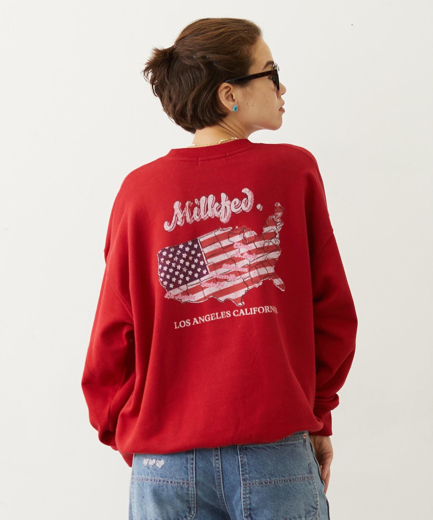 AMERICAN FLAG SWEAT TOP