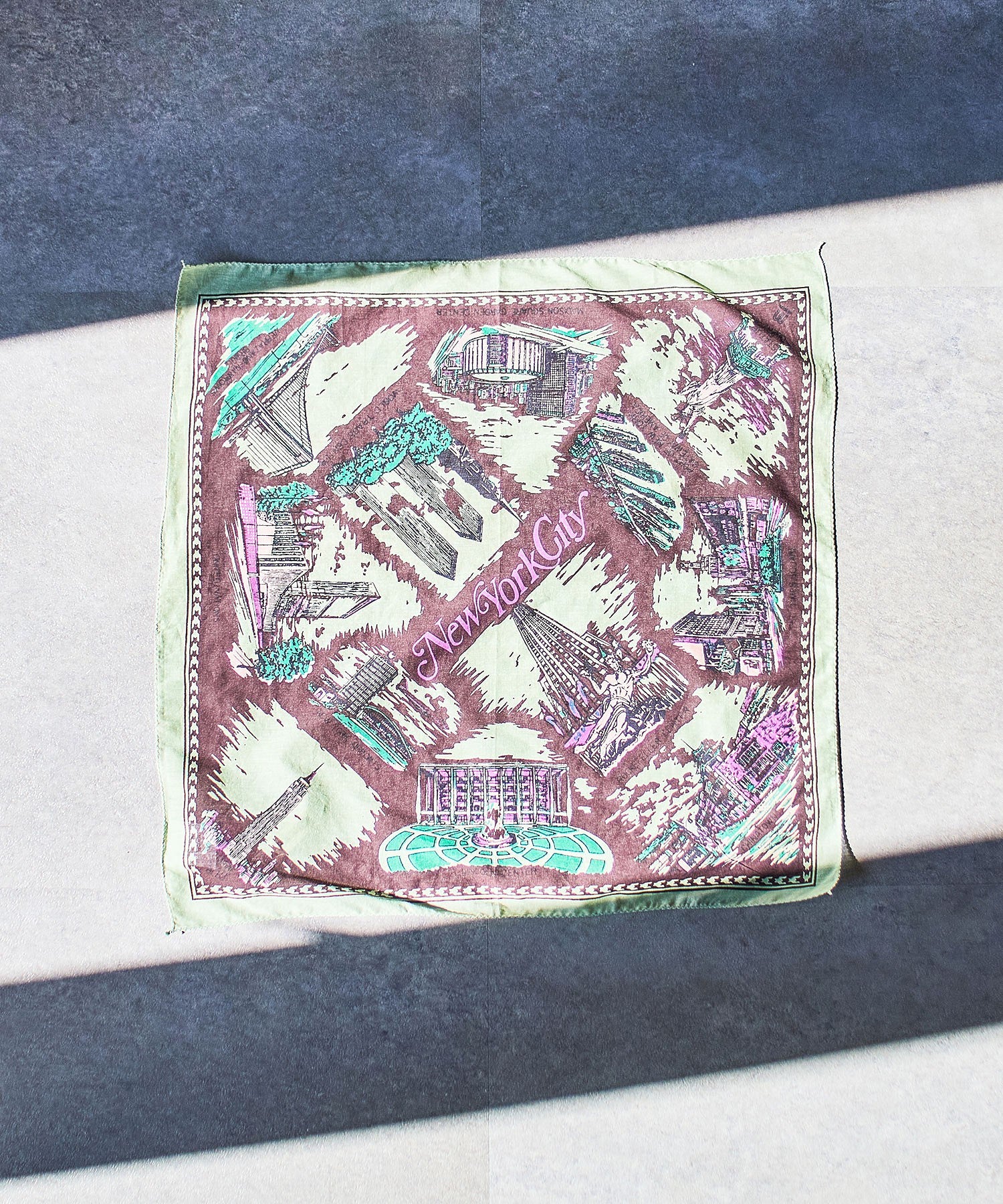 BINDU/COTTON VOILE NEW YORK MAP3 BANDANA