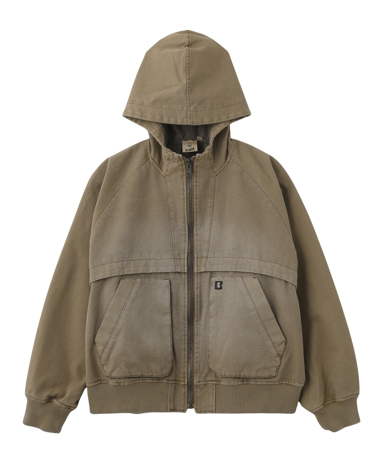 ARCH LOGO HOODED JACKET