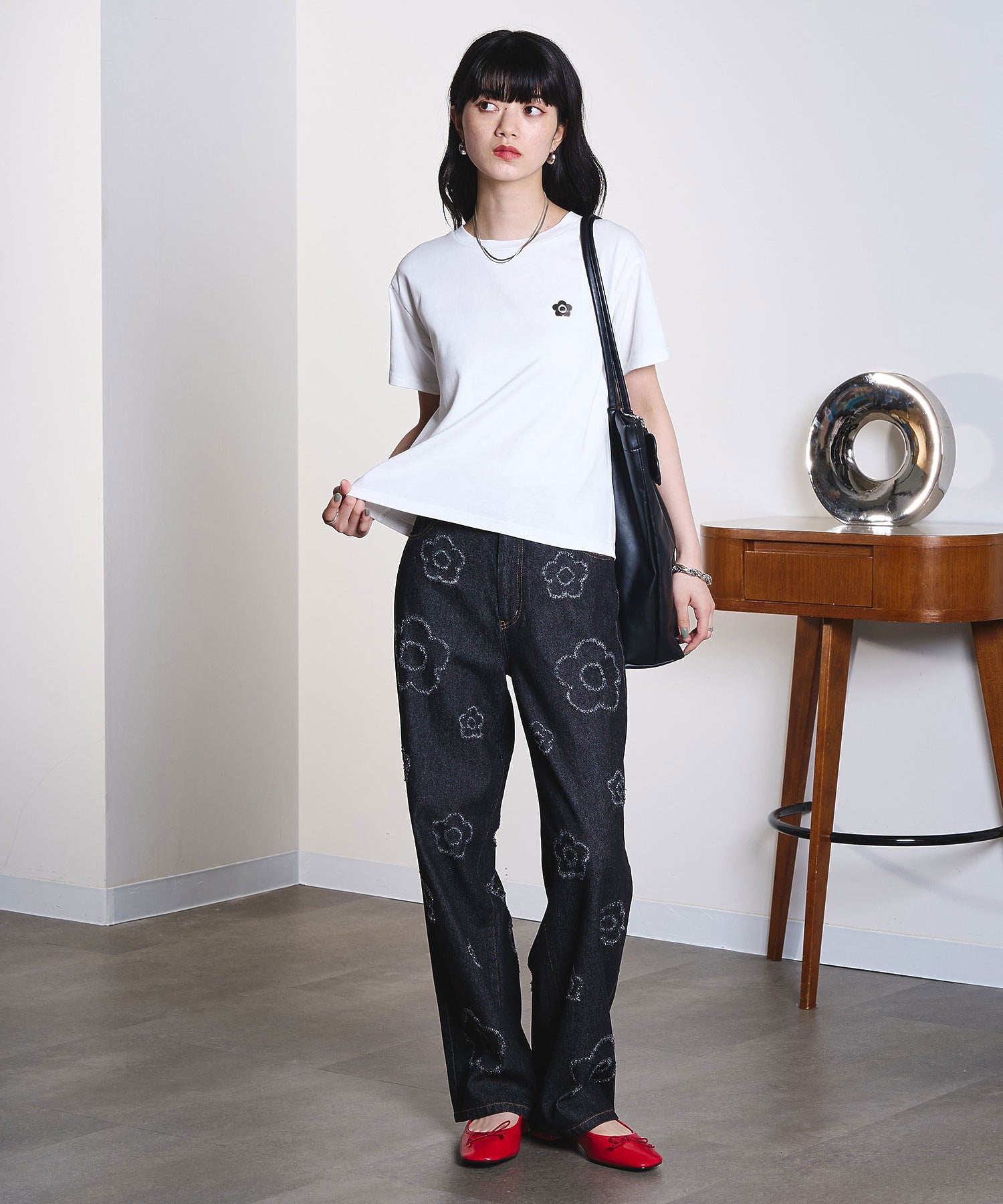 model:163cm 着用サイズ:S