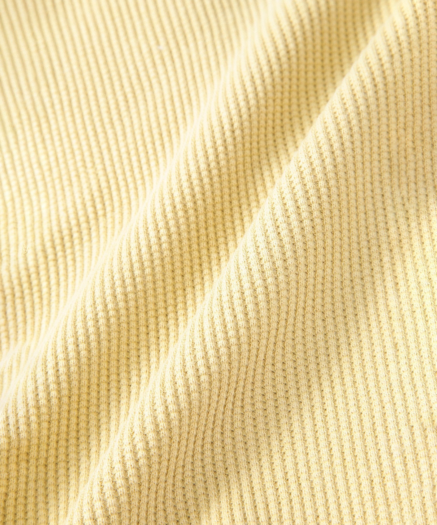 mici/ボリュームスリーブワッフルトップス