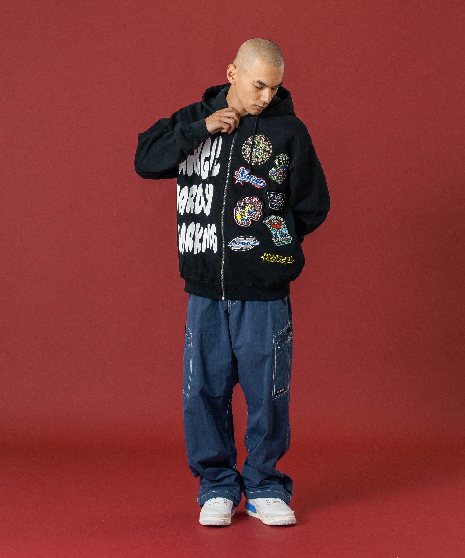 STITCHED CARGO PANTS