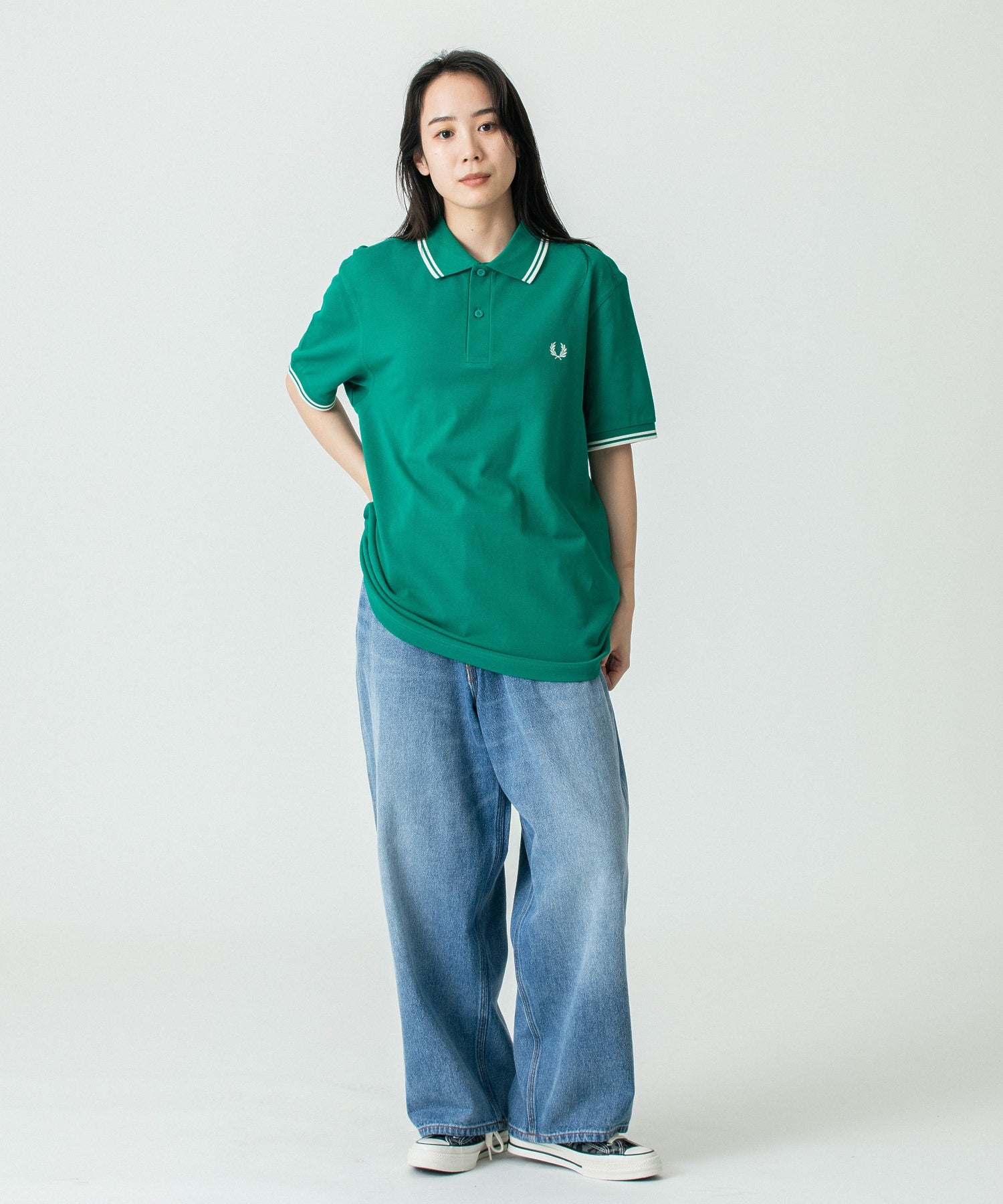 FRED PERRY/フレッドペリー/TWIN TIPPED SHIRT M3600