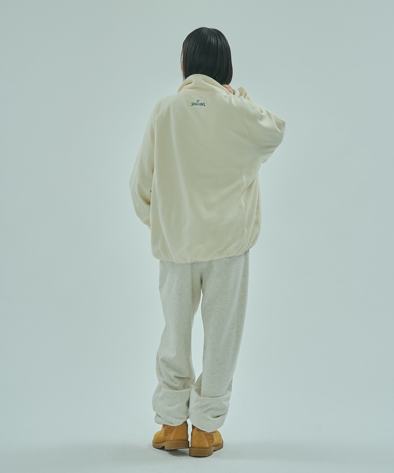 SPALDING x ROSE BUD FLEECE JACKET