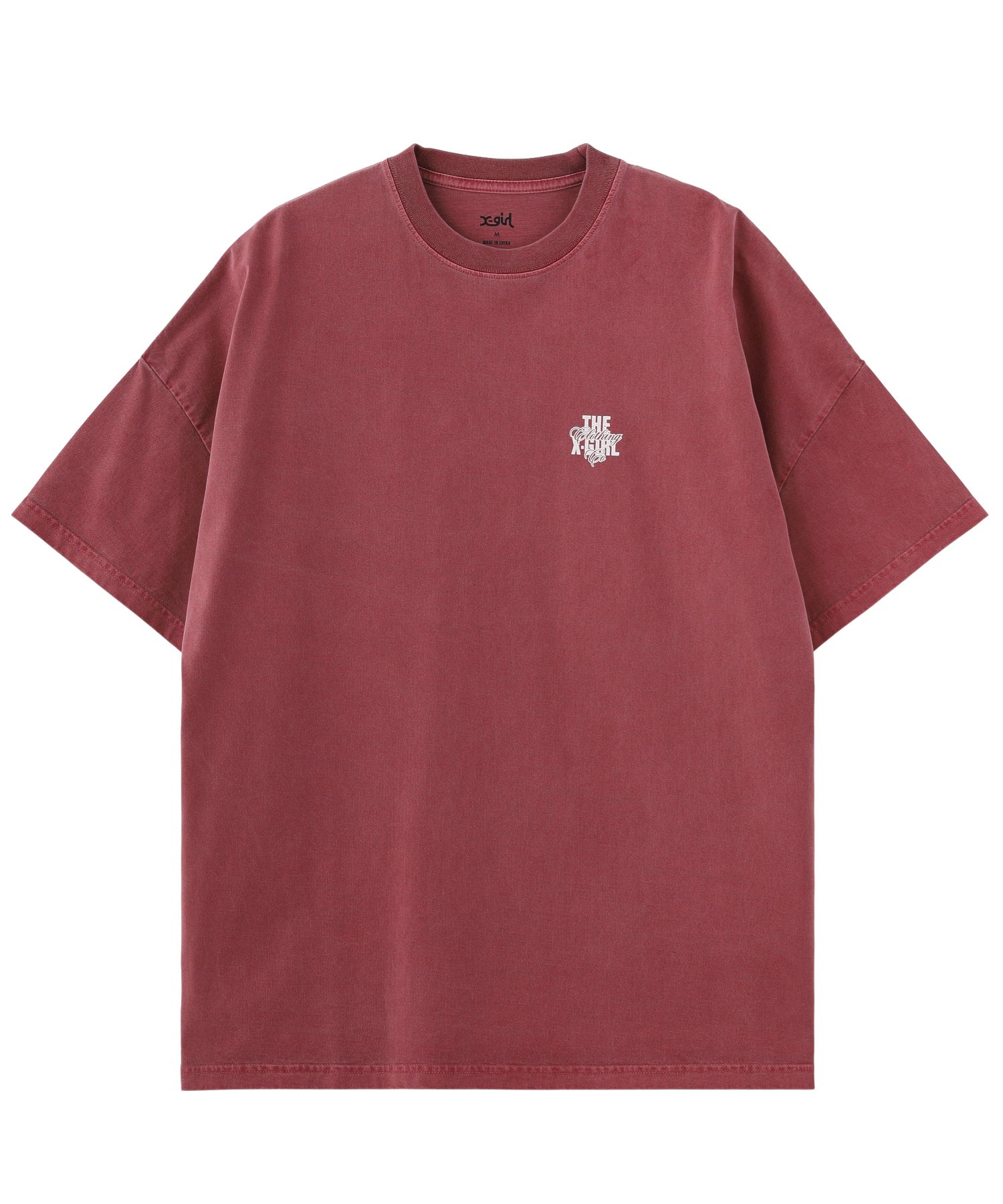 FADED MIX FONT LOGO S/S BIG TEE DRESS