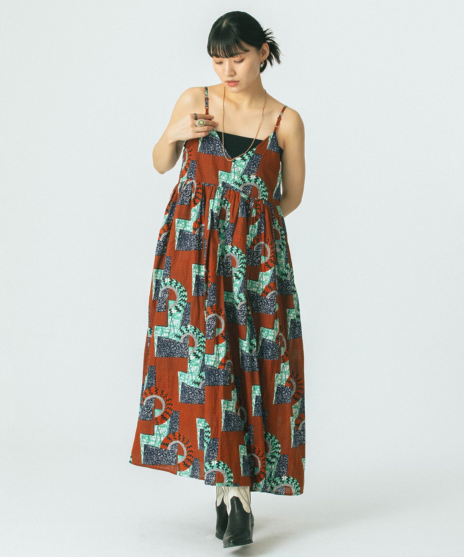 mag.by c/PRINT CAMI DRESS