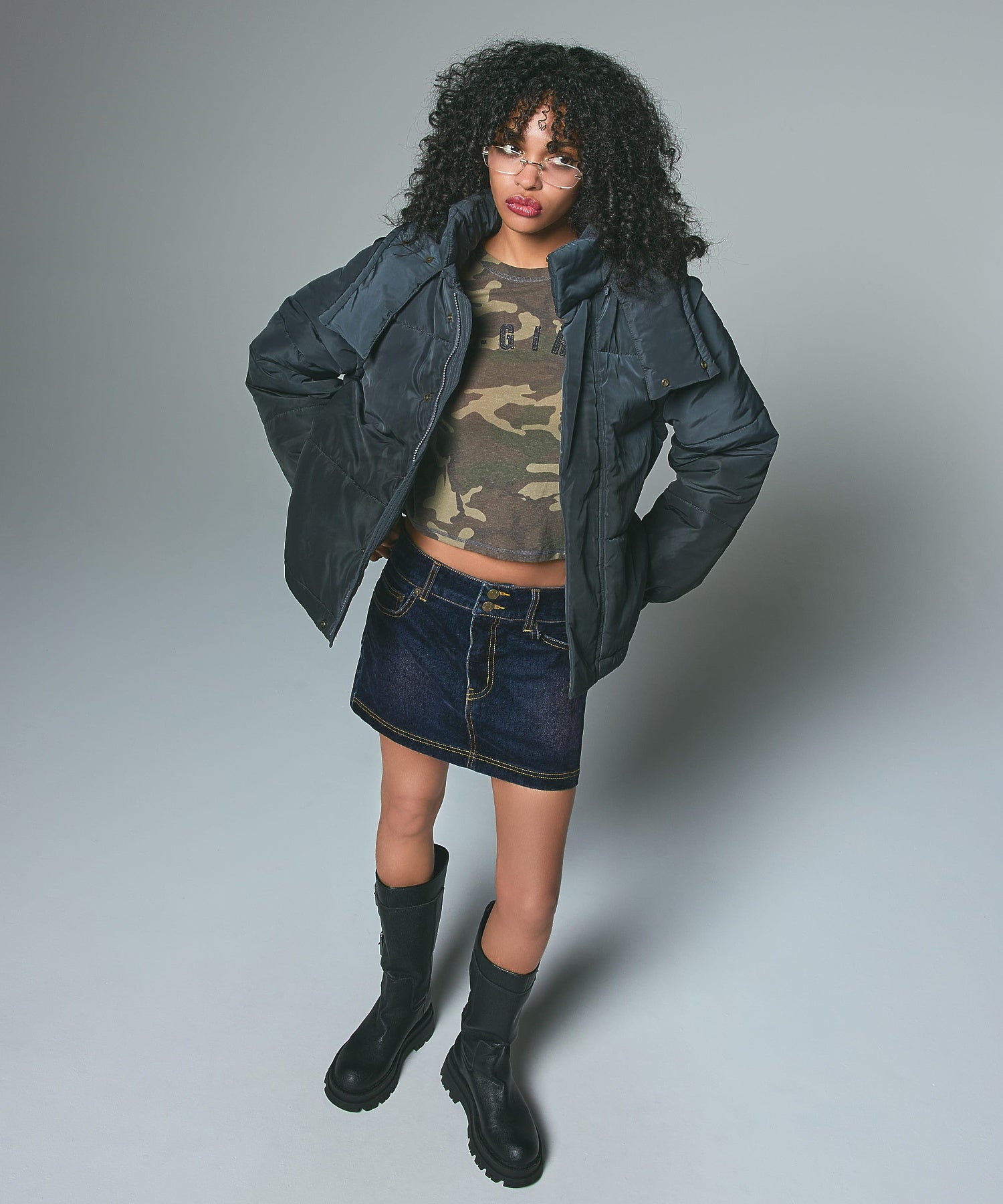 FADED 2WAY PADDED JACKET