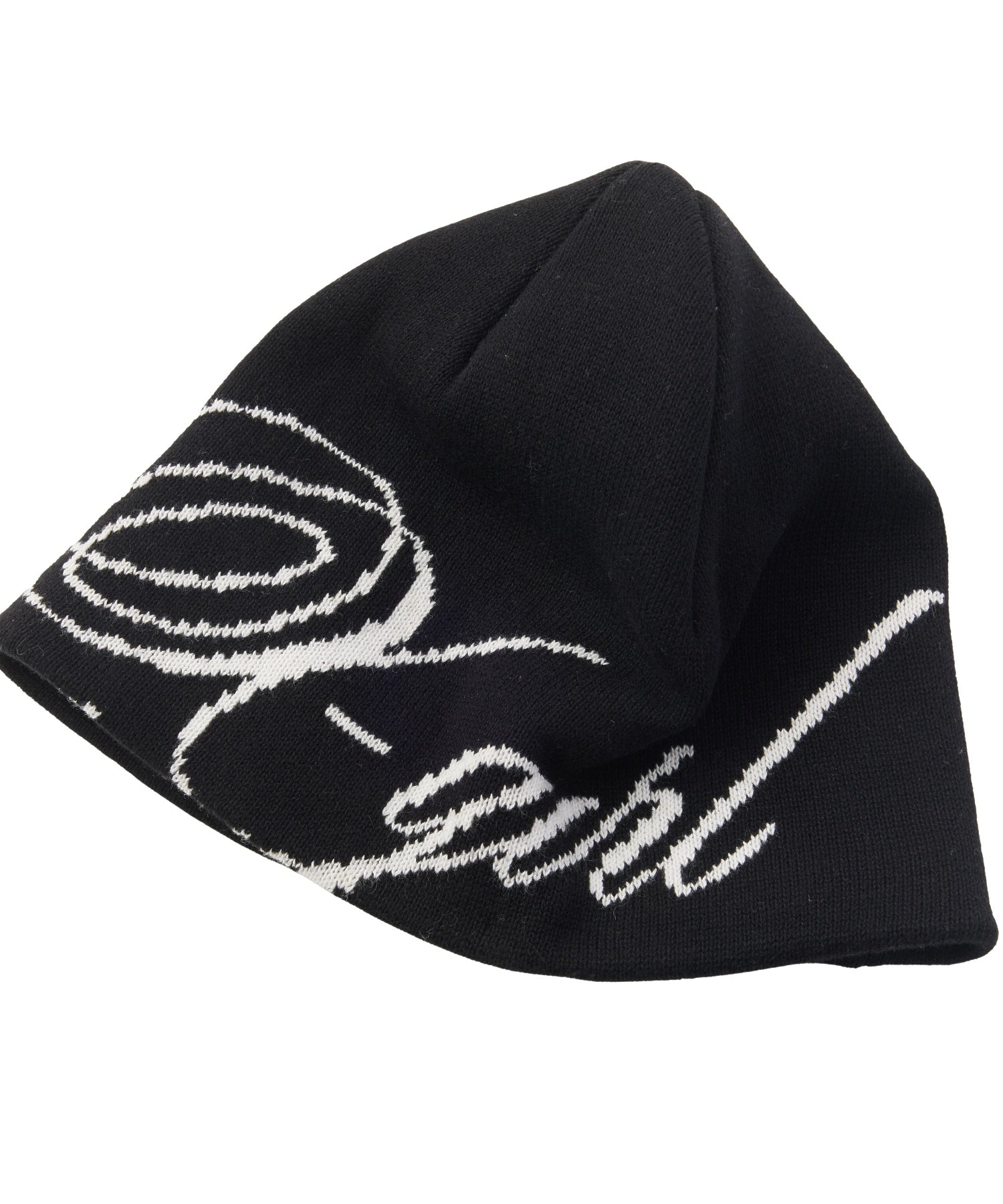 THE X-GIRL SCRIPT LOGO JACQUARD BEANIE