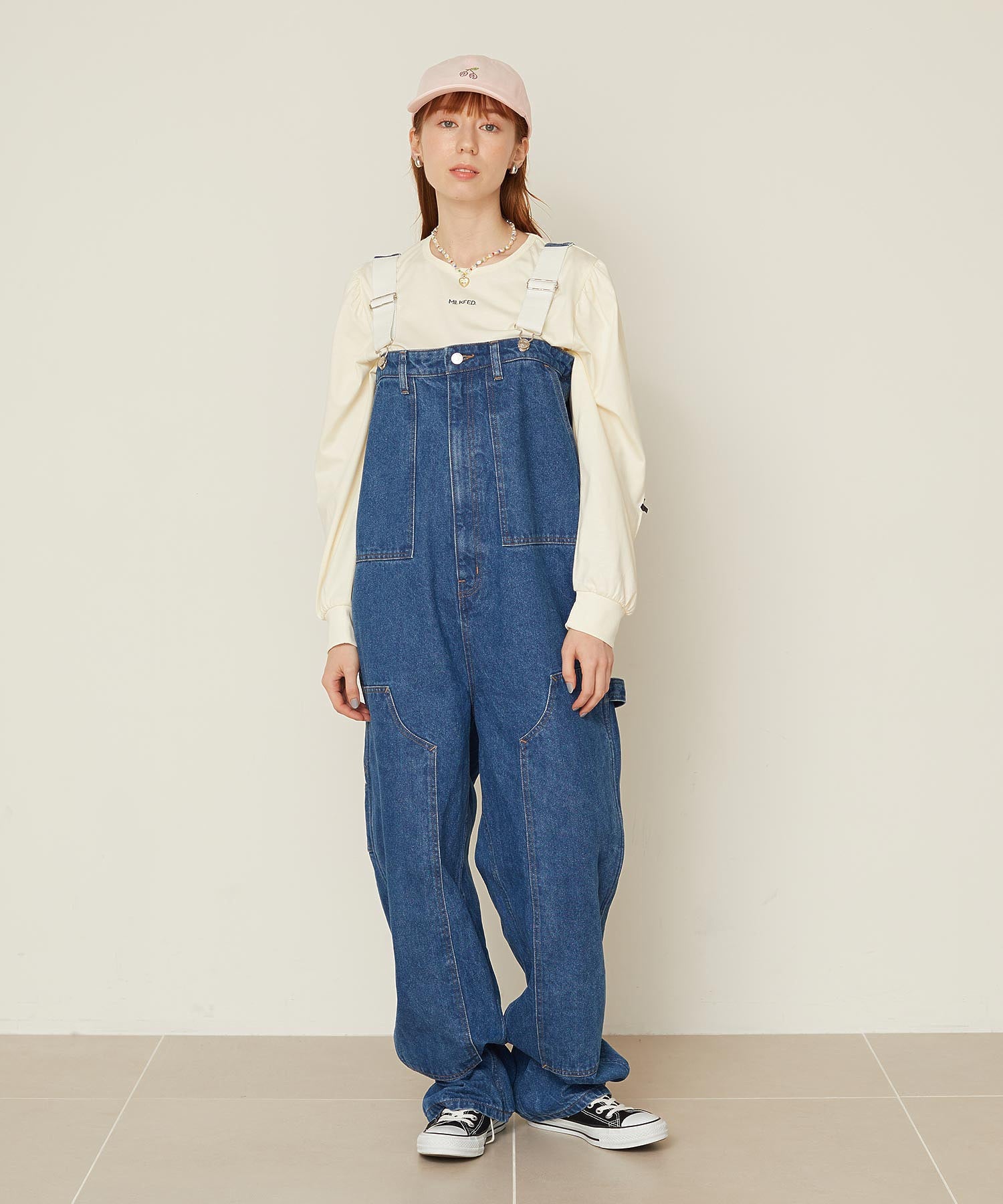 WORK STYLE SALOPETTE PANTS