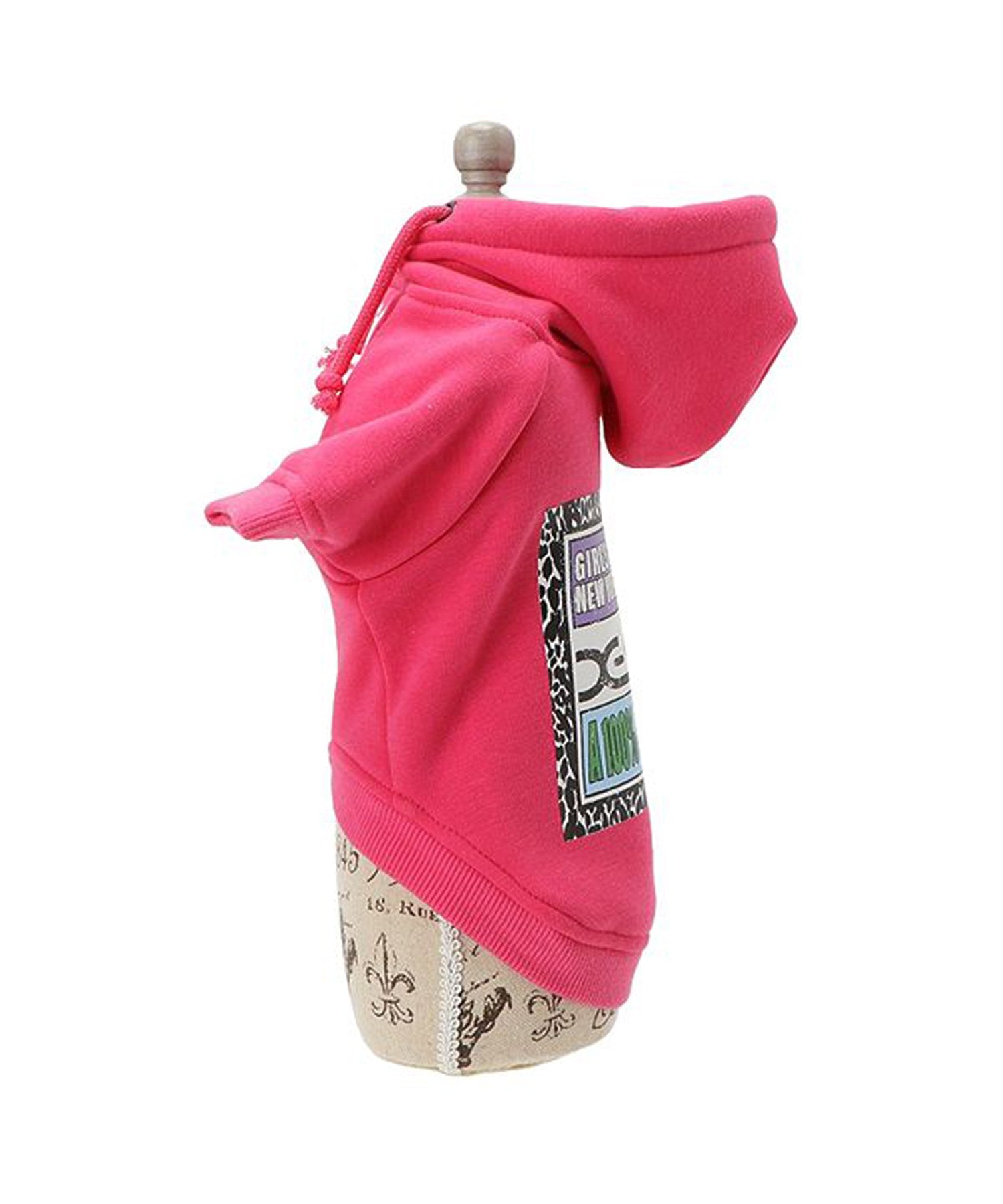 【X-girl DOGWEAR】ヒョウ柄ボックスロゴパーカー