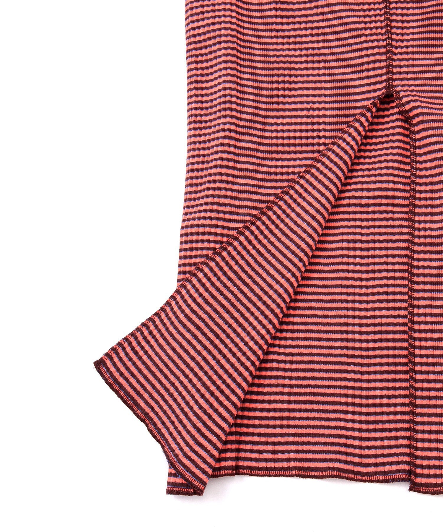 CREOLME/マルチボーダーシャーリングタイトスカート