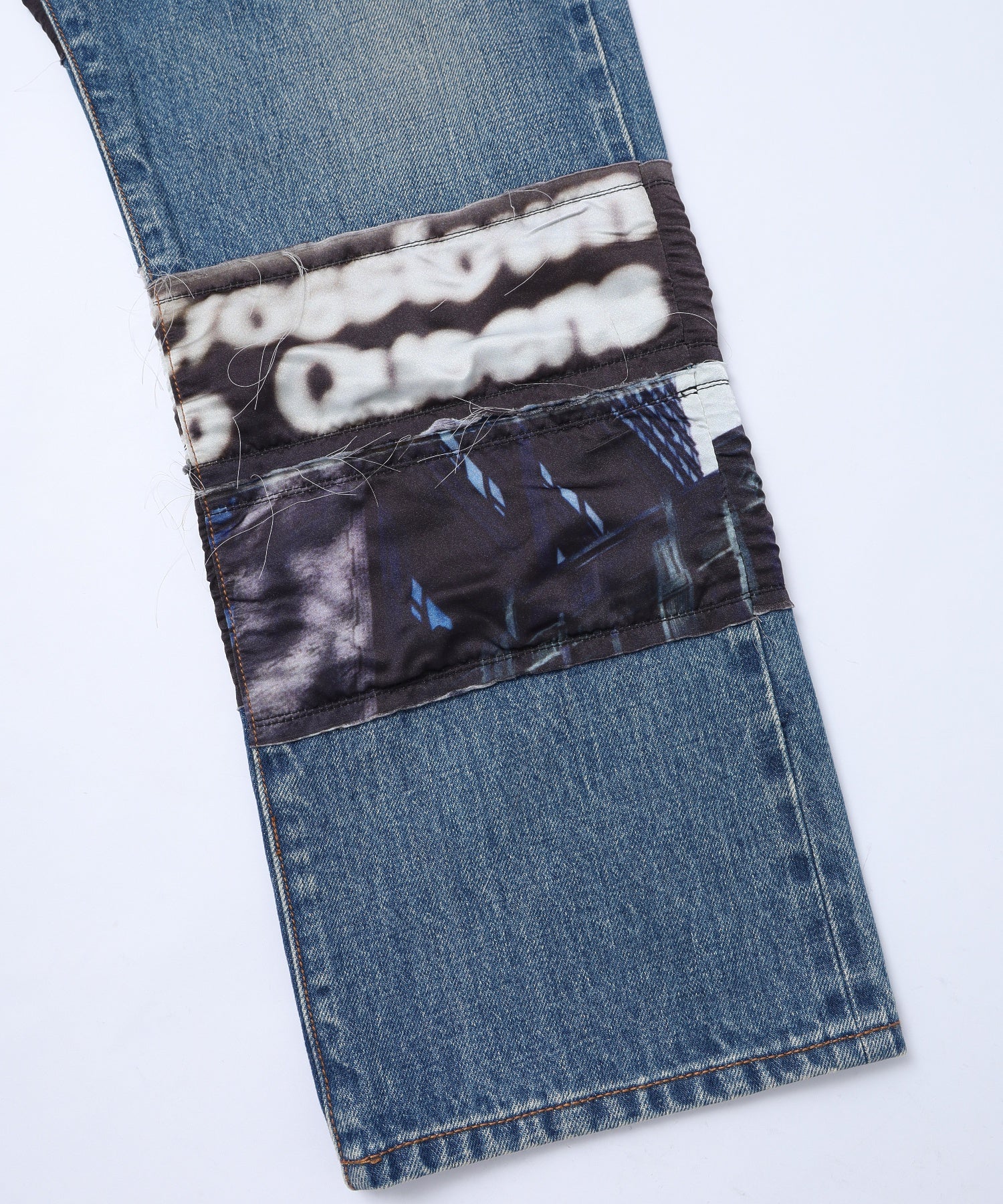 SEMOH/セモー/Test Print Denim Pants Lui Araki SA16-8-02