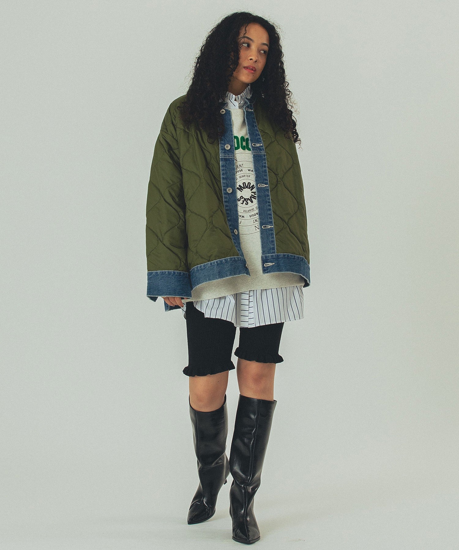 model:168cm 着用サイズ:ONE SIZE