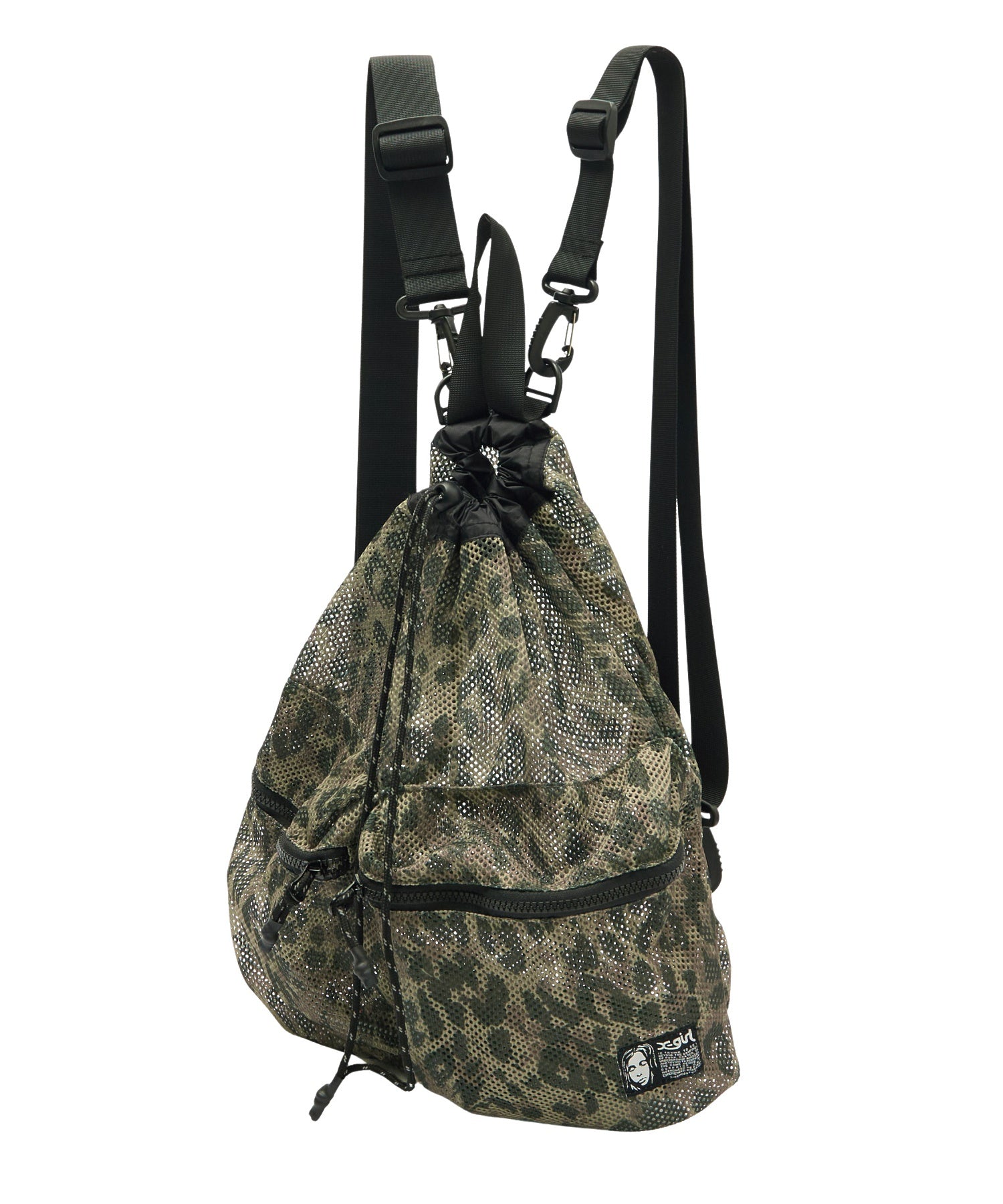 FACE LABEL 2WAY MESH KNAPSACK
