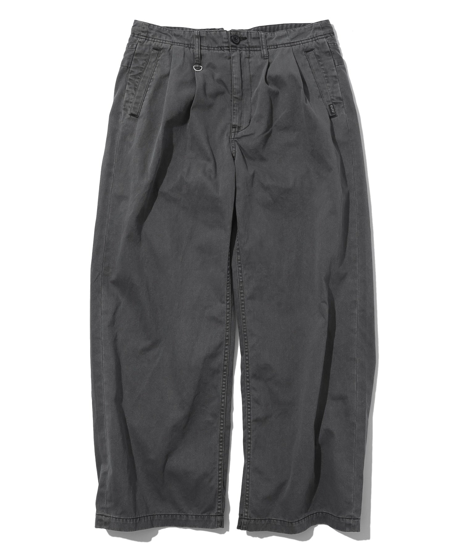 PIGMENT DYED TUCK PANTS