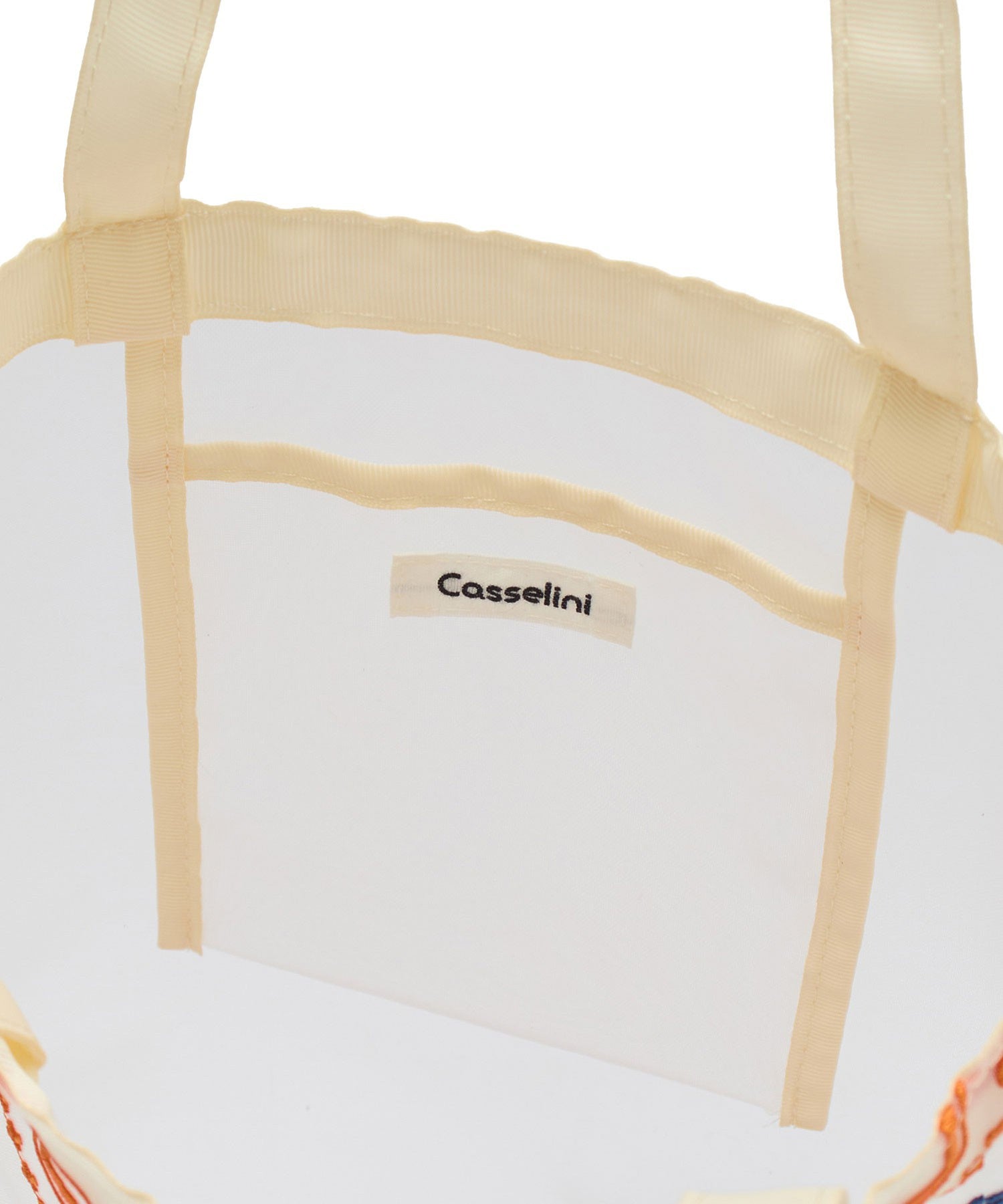 CASSELINI/TULLE ENBROIDERY TOTE