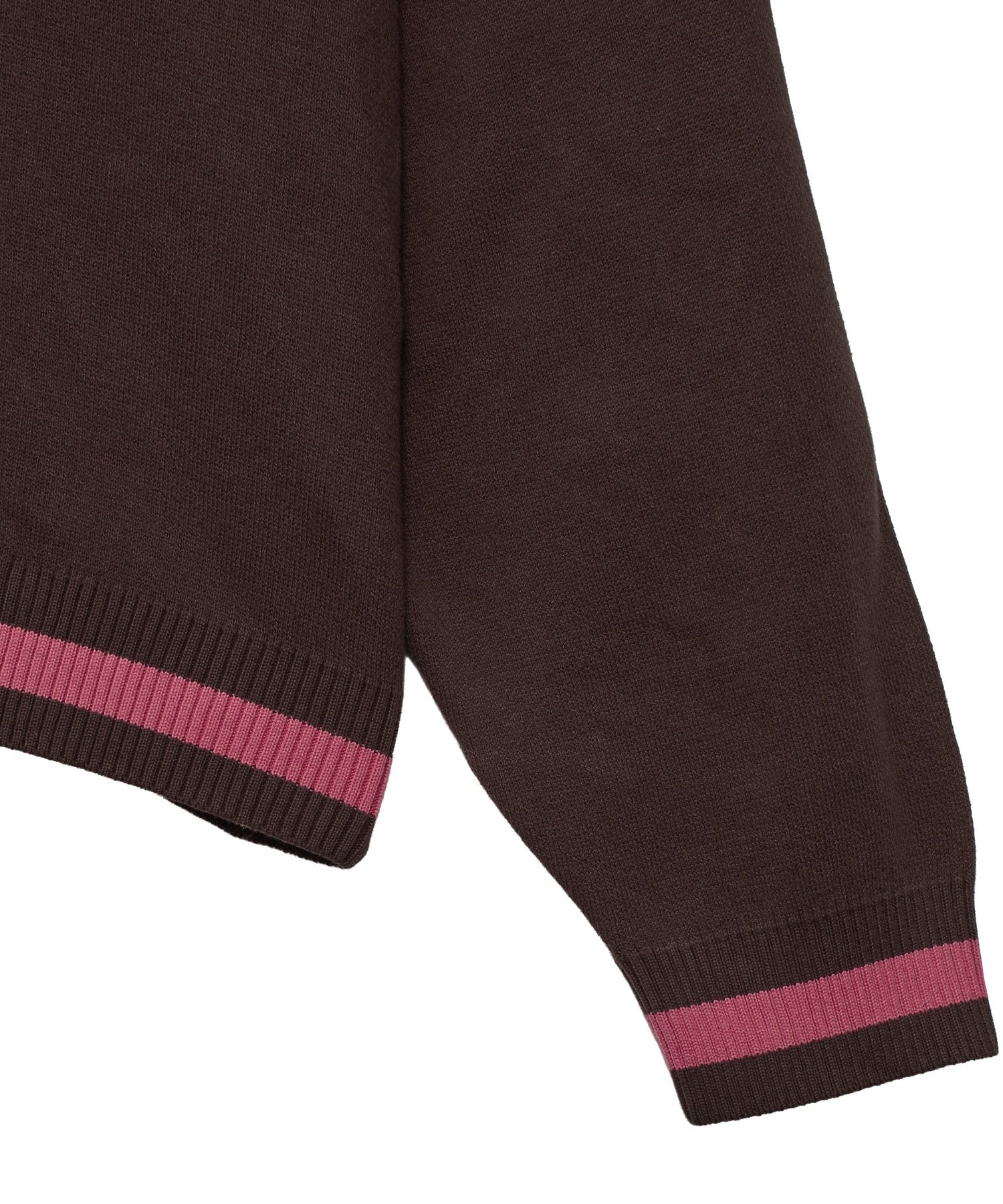 NUMBERING JACQUARD KNIT TOP