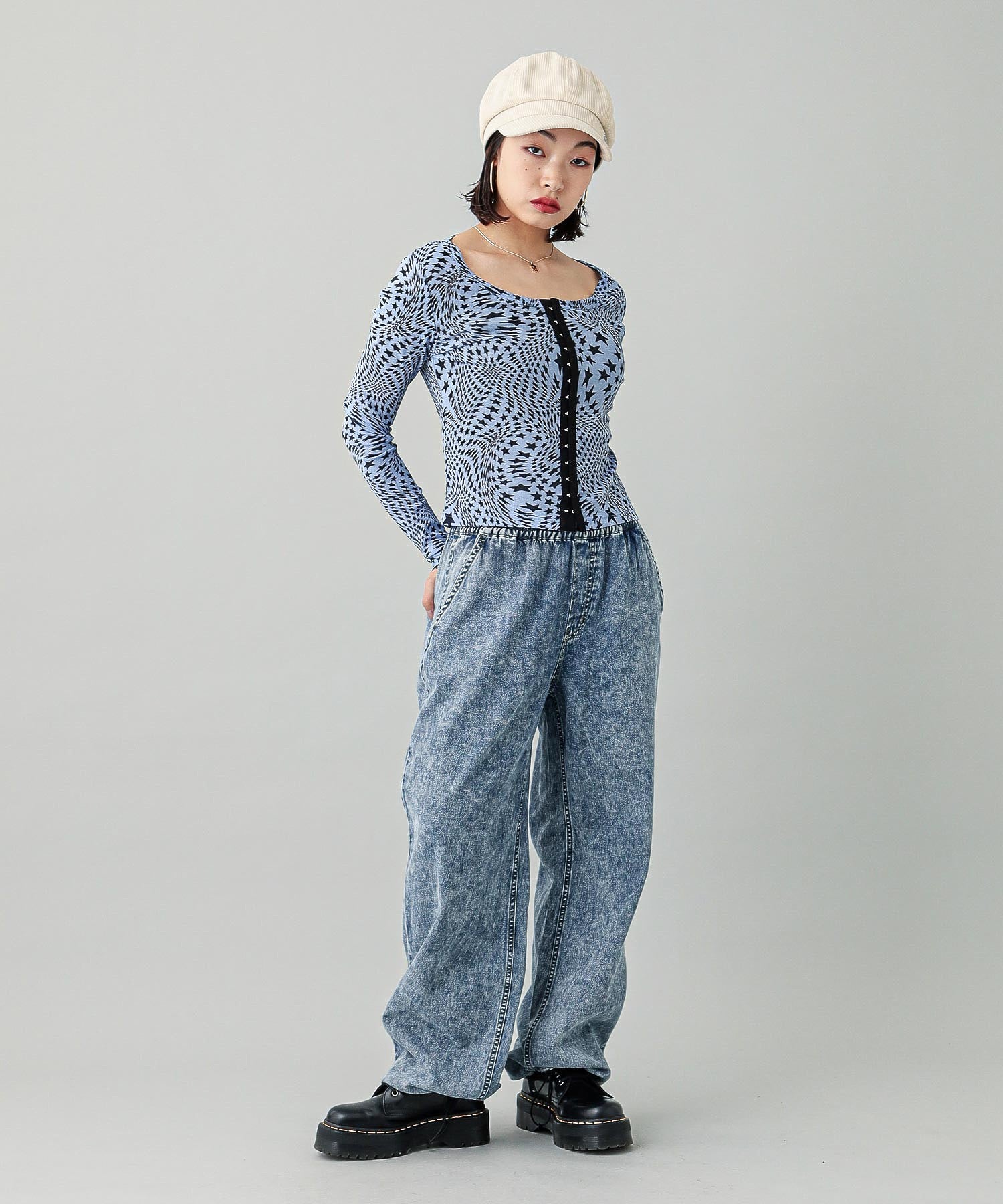 DISTORTED STARS COMAPCT CARDIGAN