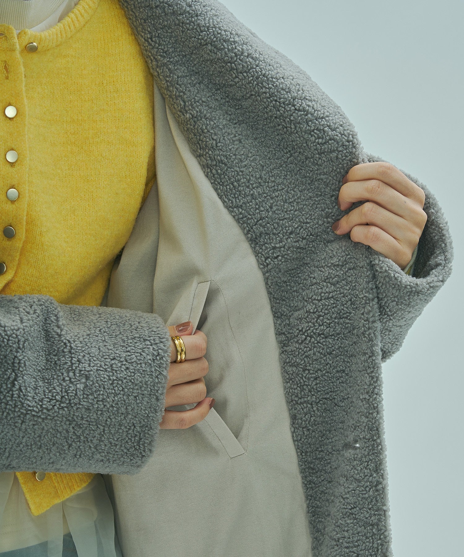 SISII x GENE HEAVENS/BOA FREECE UNISEX COAT