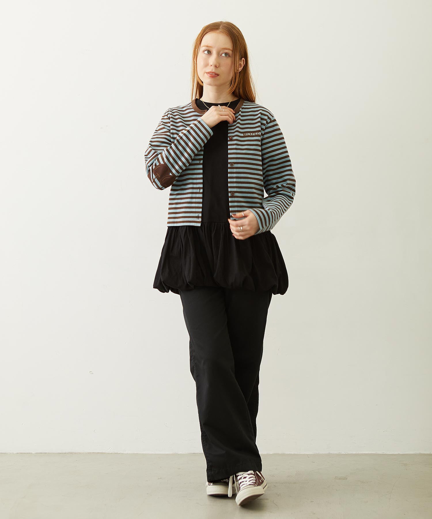 CHERRY ELBOW CARDIGAN