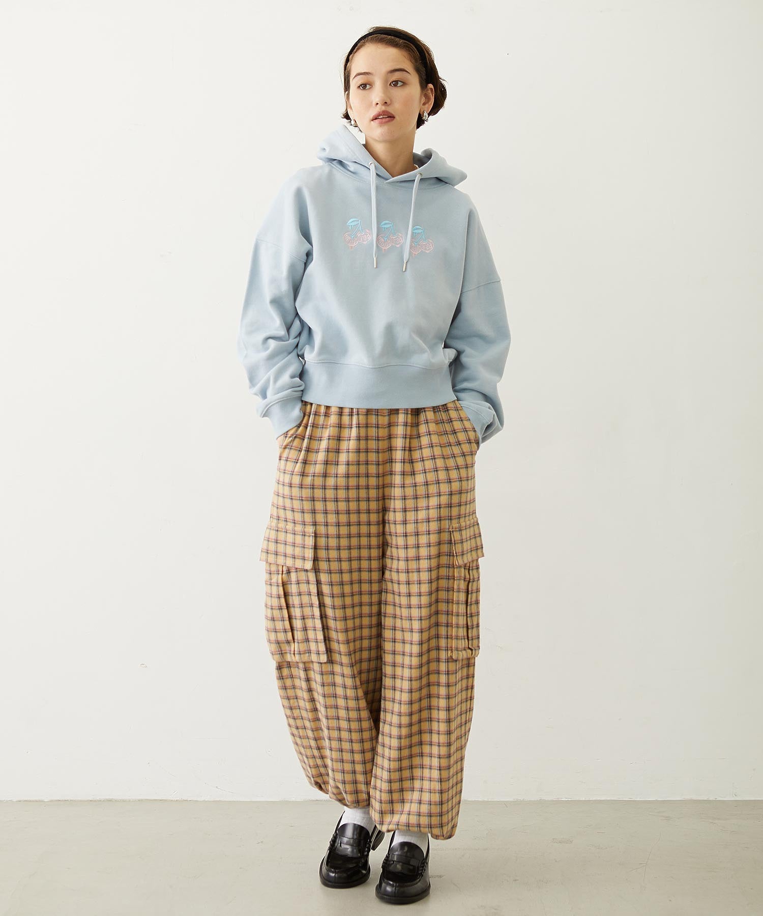 CHECKED CARGO PANTS