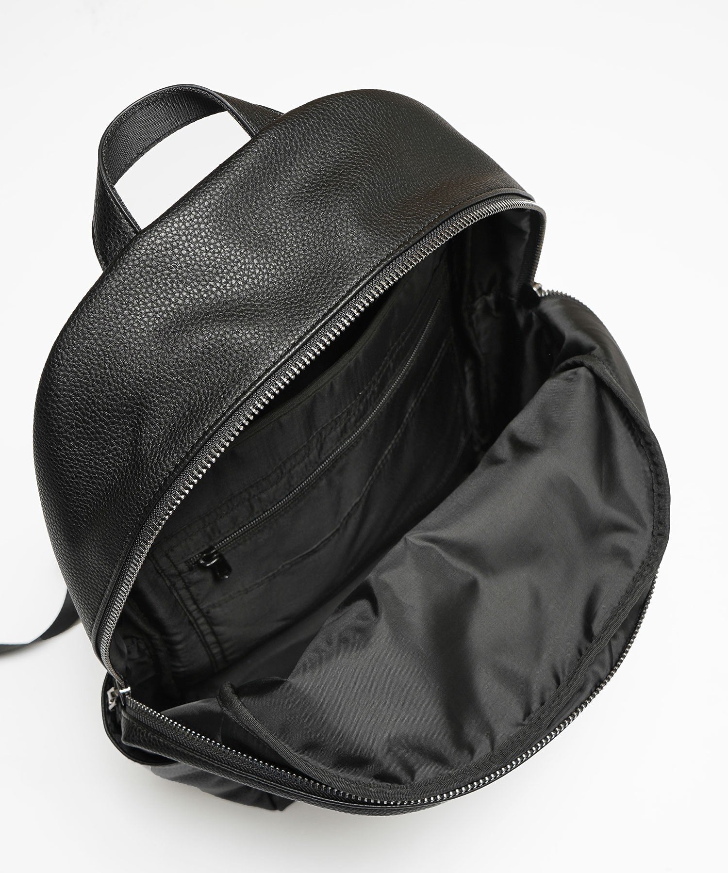 FAUX LEATHER BACKPACK