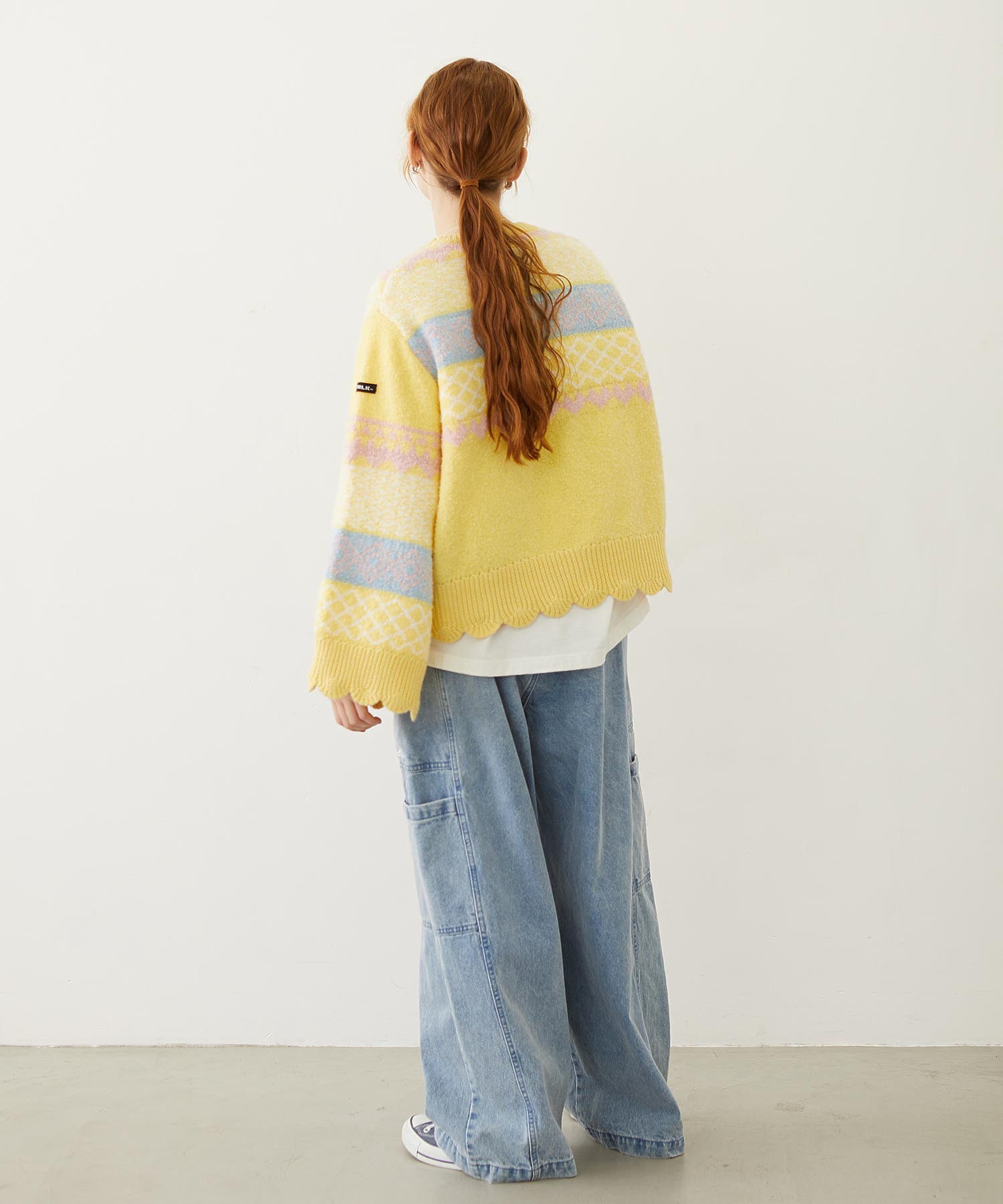 PATTERNED KNIT TUNIC