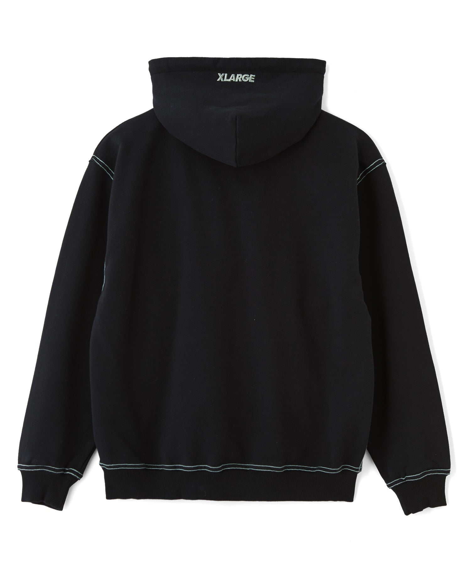 CONTRAST STITCH HOODED SWEATSHIRT