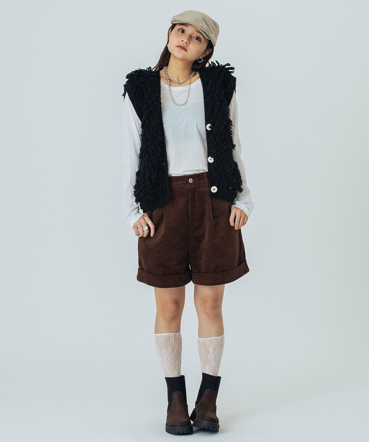 model:160cm 着用サイズ:ONE SIZE