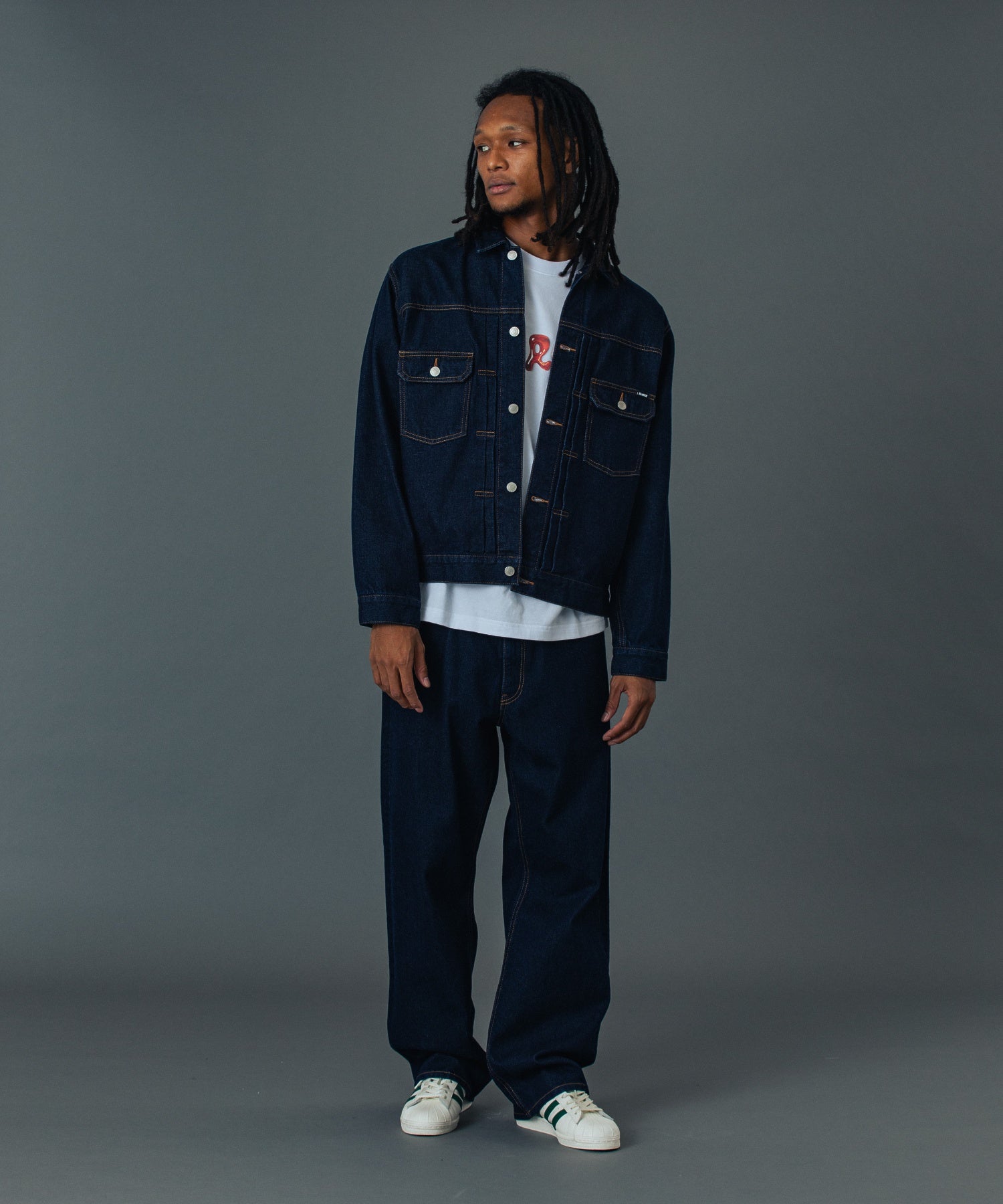 STAR LOGO DENIM PANTS