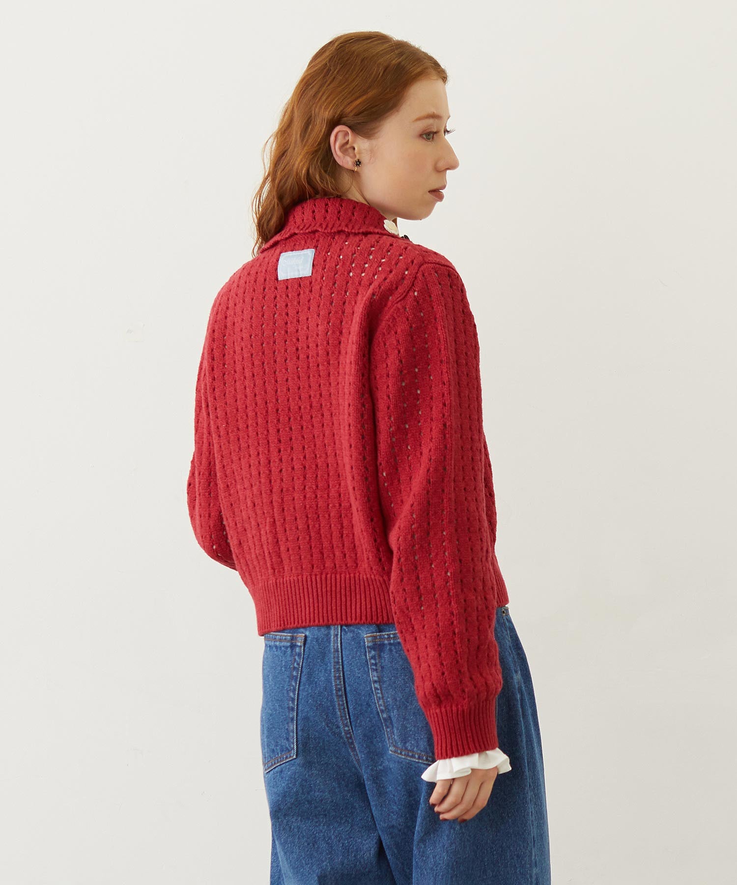 STRAWBERRY KNIT CARDIGAN