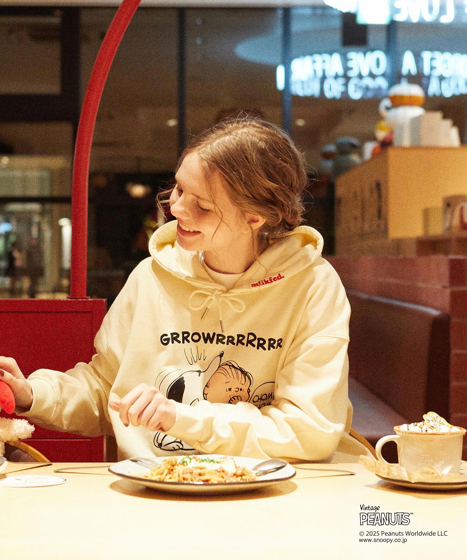 MILKFED. × PEANUTS HOODIE