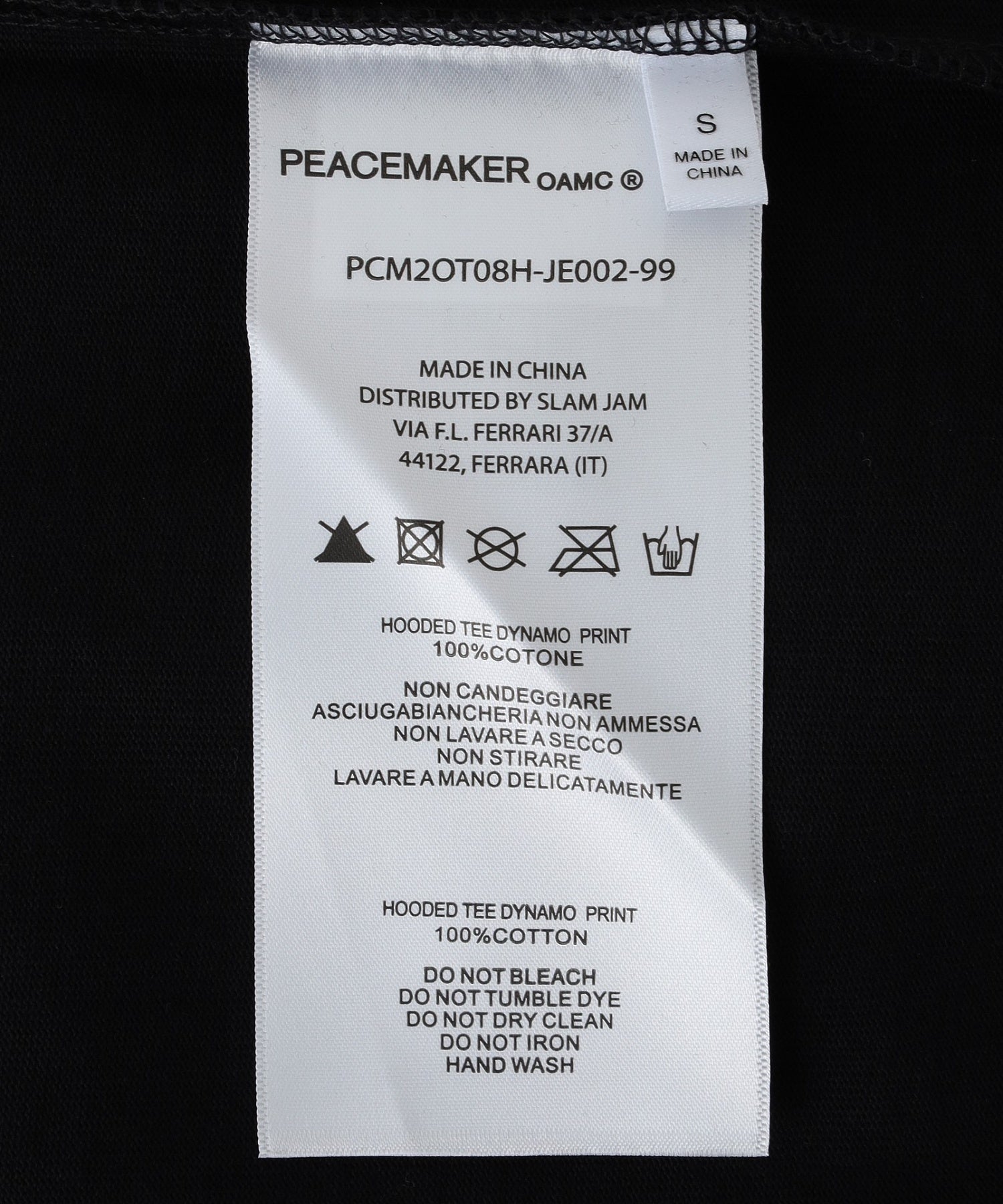 PEACEMAKER/ピースメーカー/Hooded Tee Dynamo Print PCM2OT08HJE00299