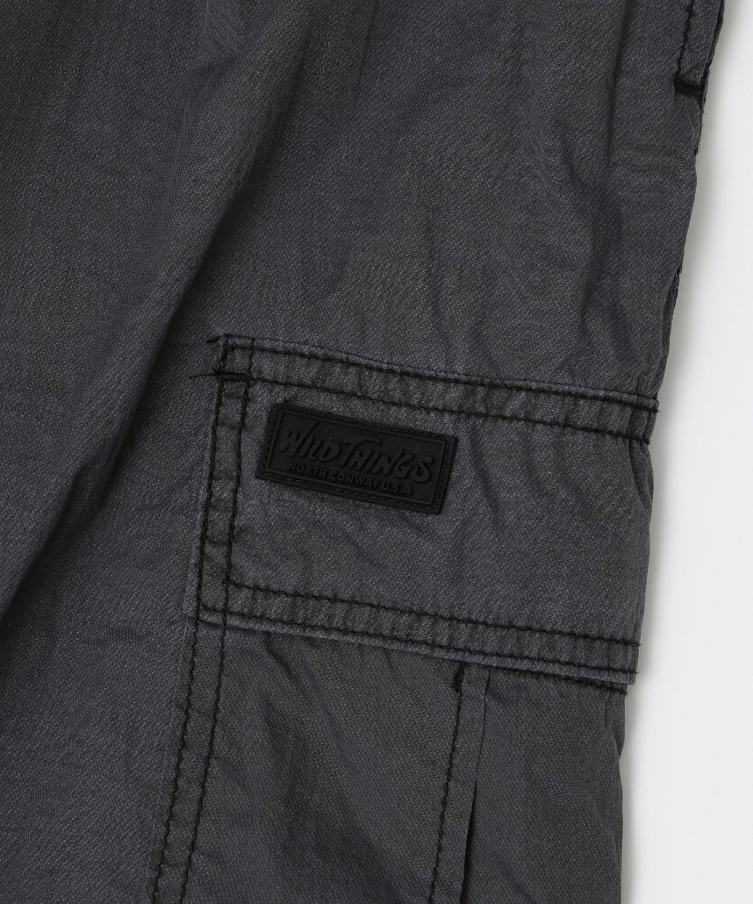 WILDTHINGS/ワイルドシングス/DOUBLE DYED NYLON CARGO SHORTS WT26011AD