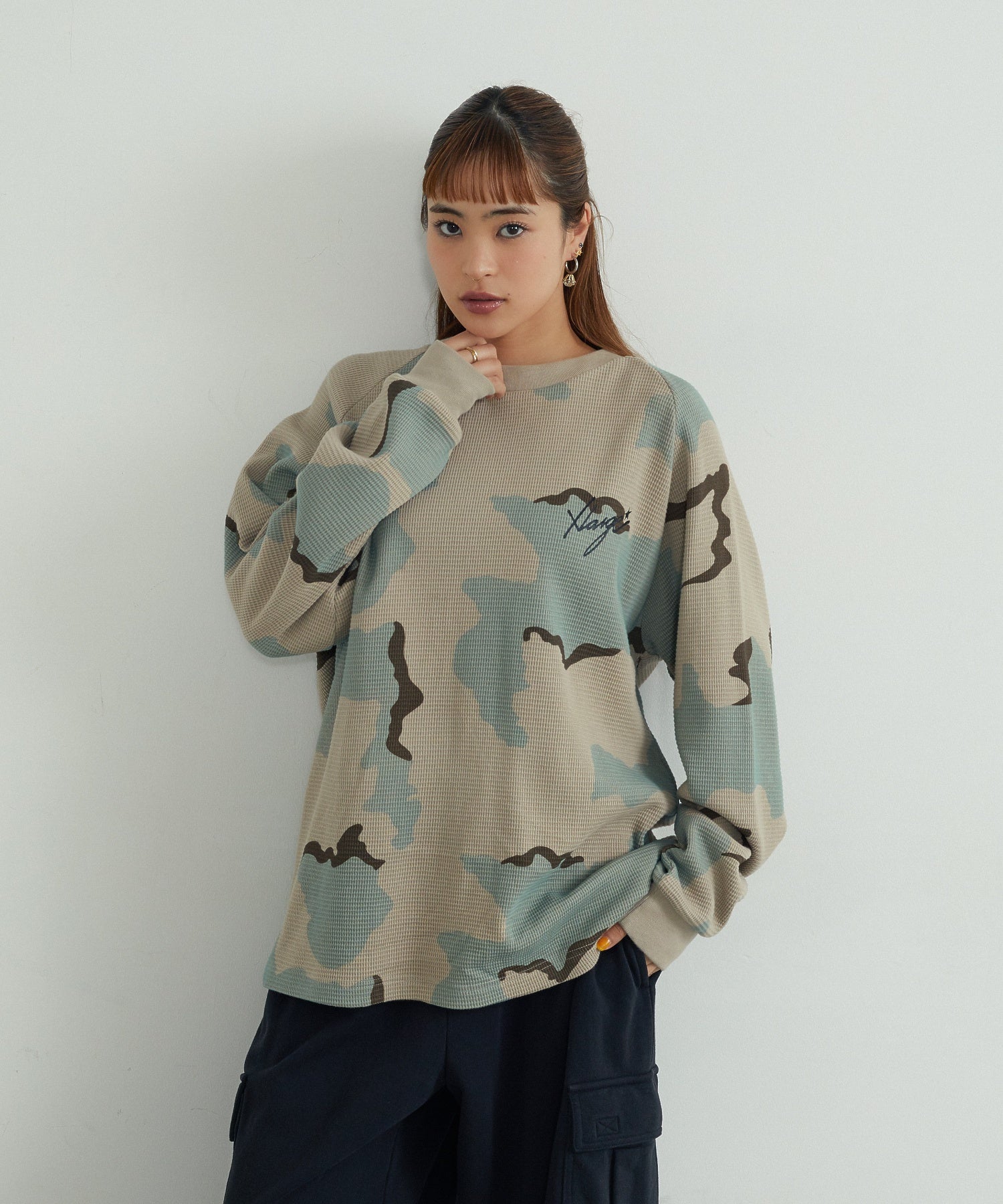 MODEL身長：165cm / 着用サイズ：Lサイズ