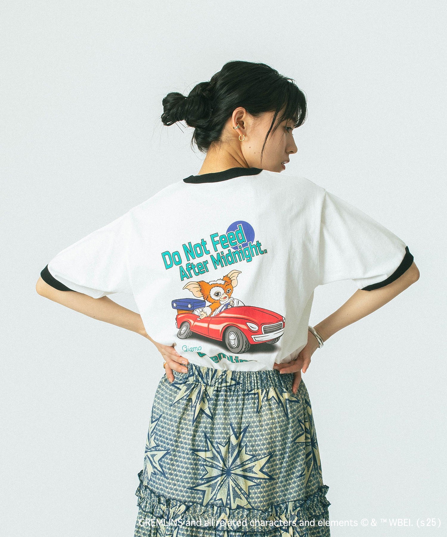 【WEB・一部店舗限定/ROSE BUD LIMITED】GREMLINS RINGER S/S TEE