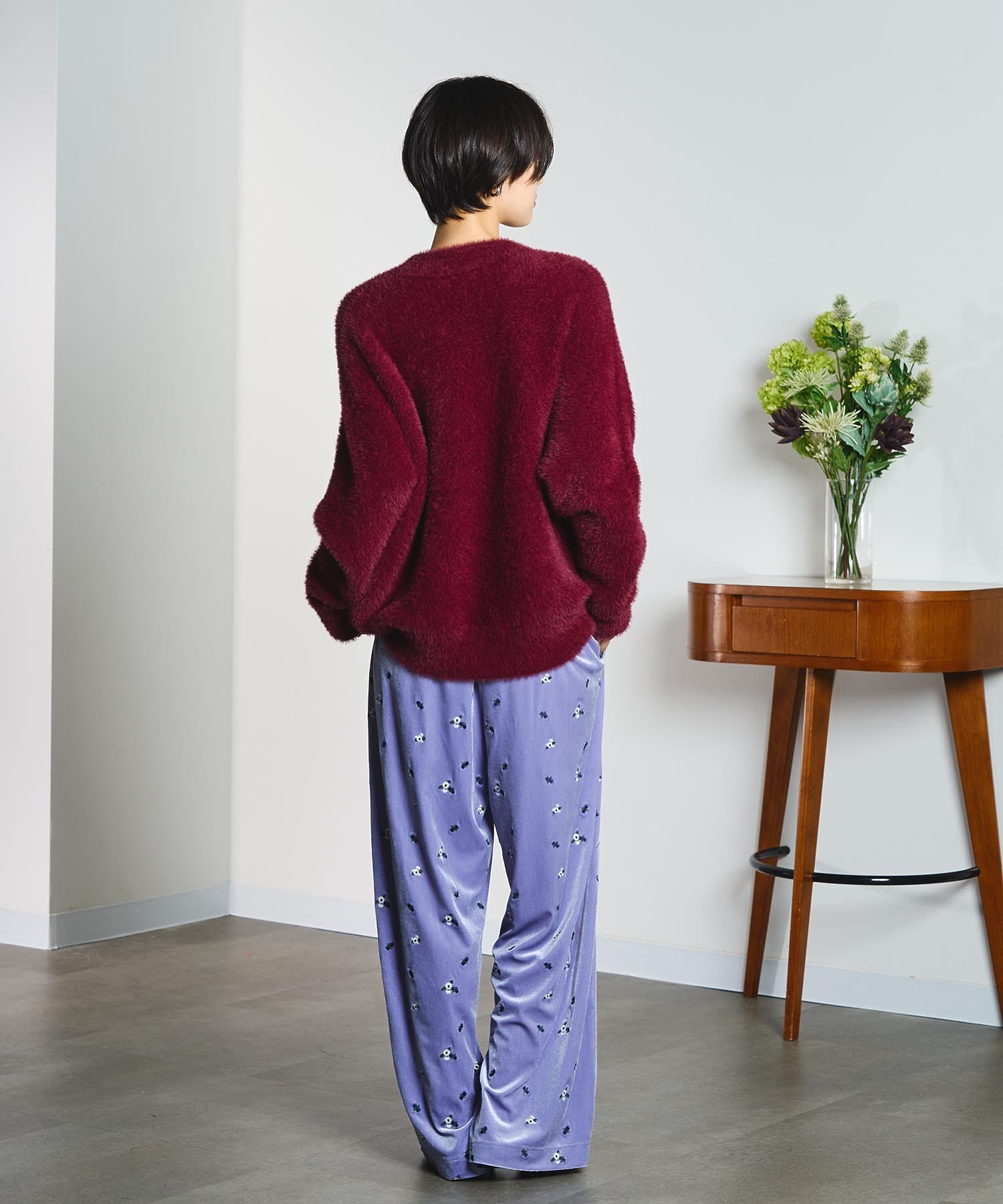 GENE HEAVENS/COTTON PEARL BUTTON CARDIGAN