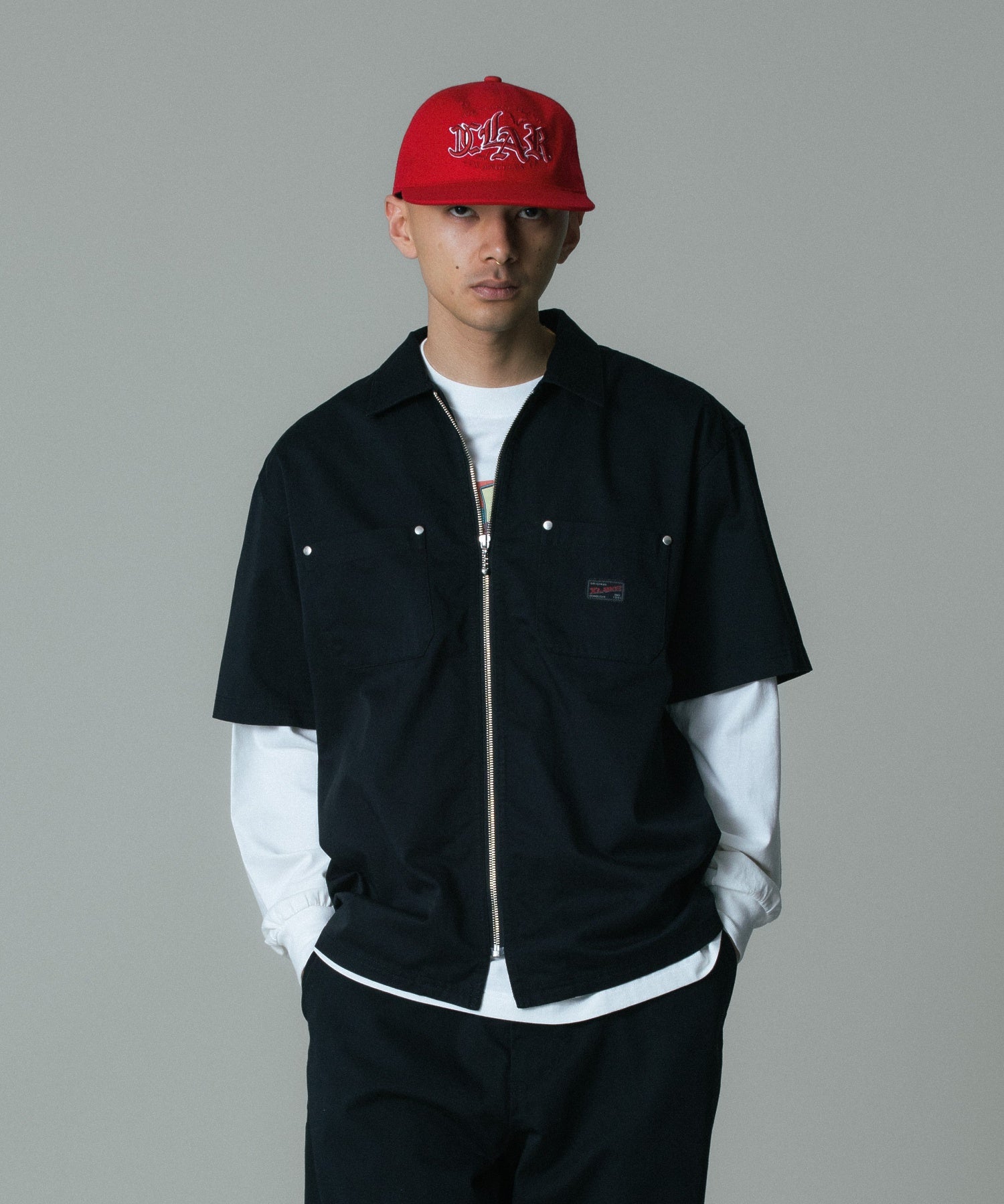 MODEL 身長172cm / 着用サイズ：Lサイズ