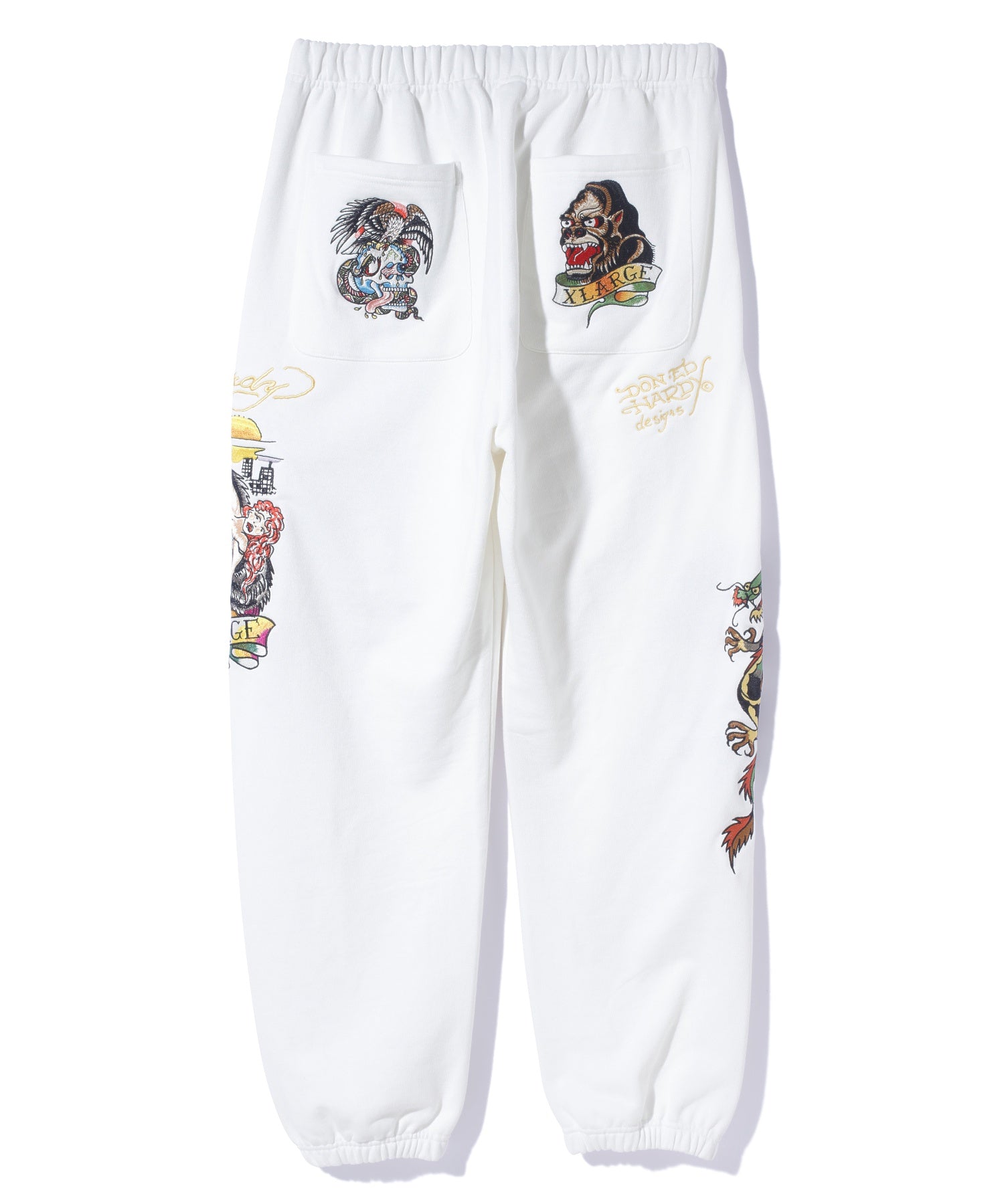 XLARGE×ED HARDY SWEAT PANTS