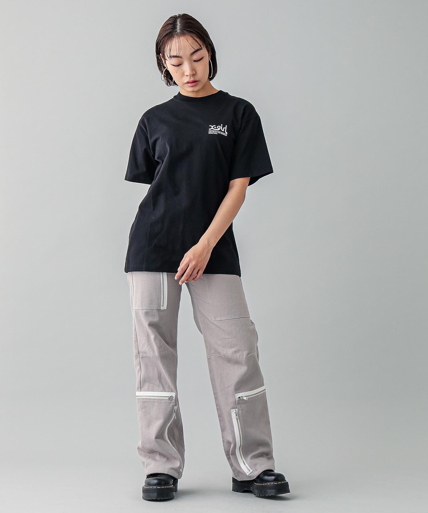 TRIPLE MILLS LOGO S/S TEE X-girl