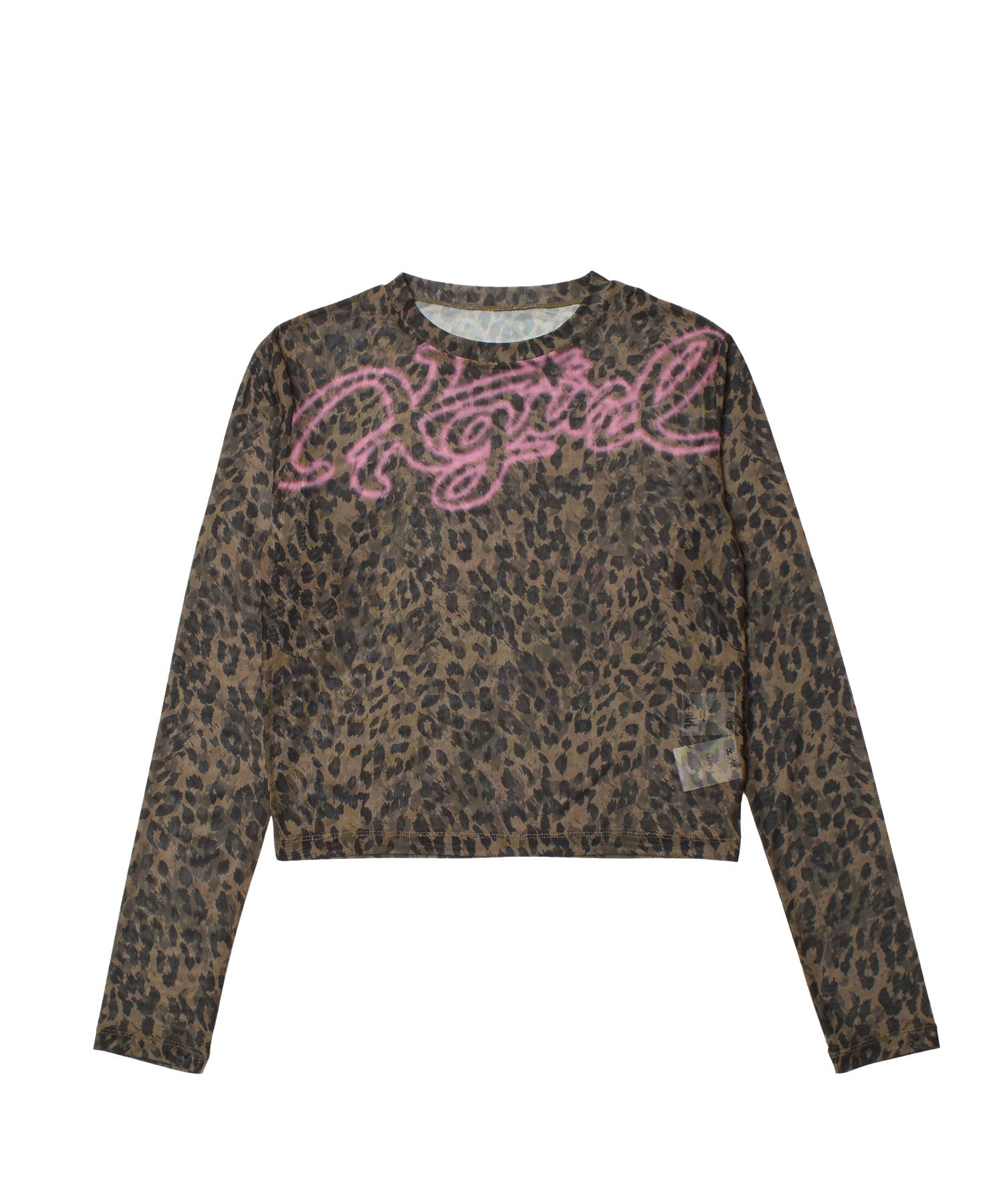 SPRAY LOGO MESH L/S COMPACT TOP