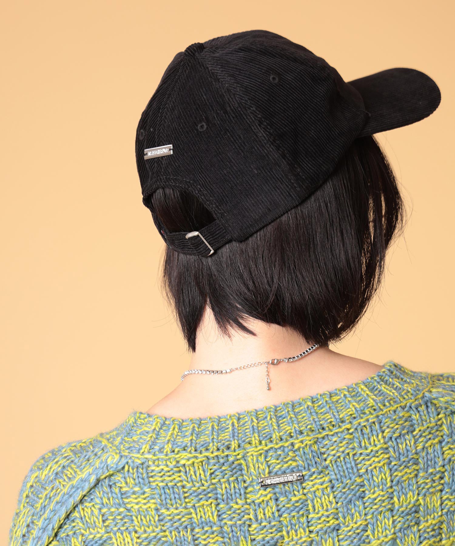 コーデュロイロゴキャップ