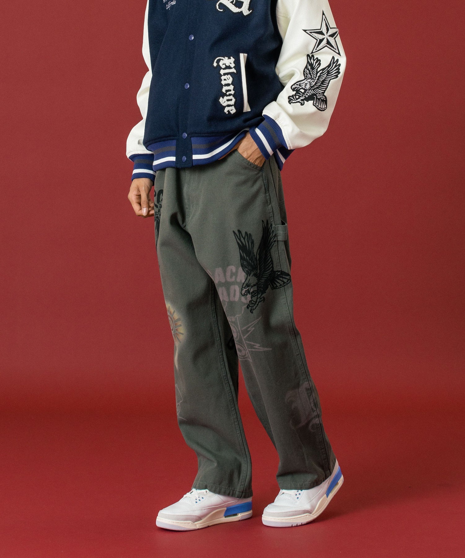 MODEL 身長183cm / 着用サイズ：34inch