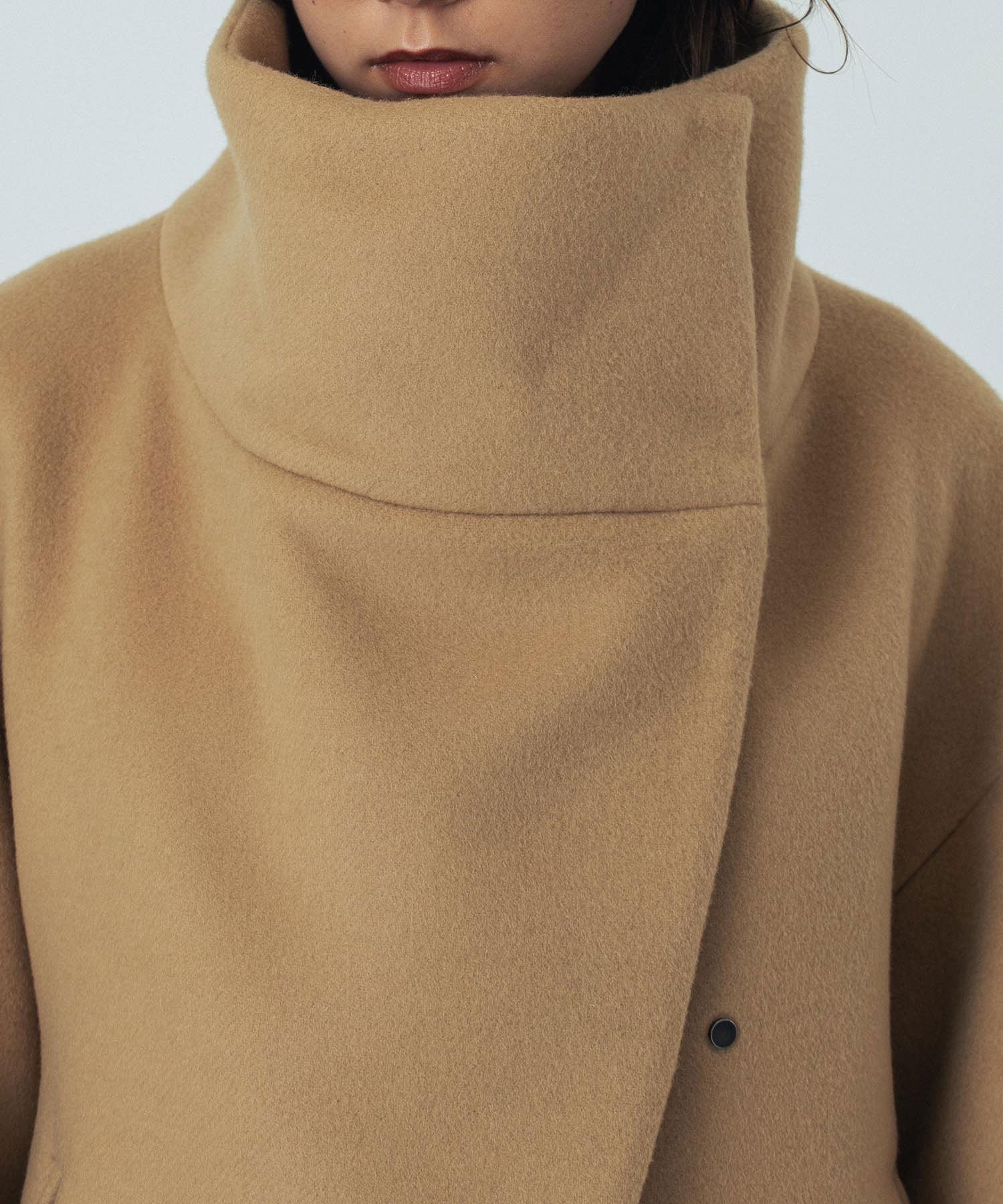 mici/BIG STAND COLLAR BLOUSON