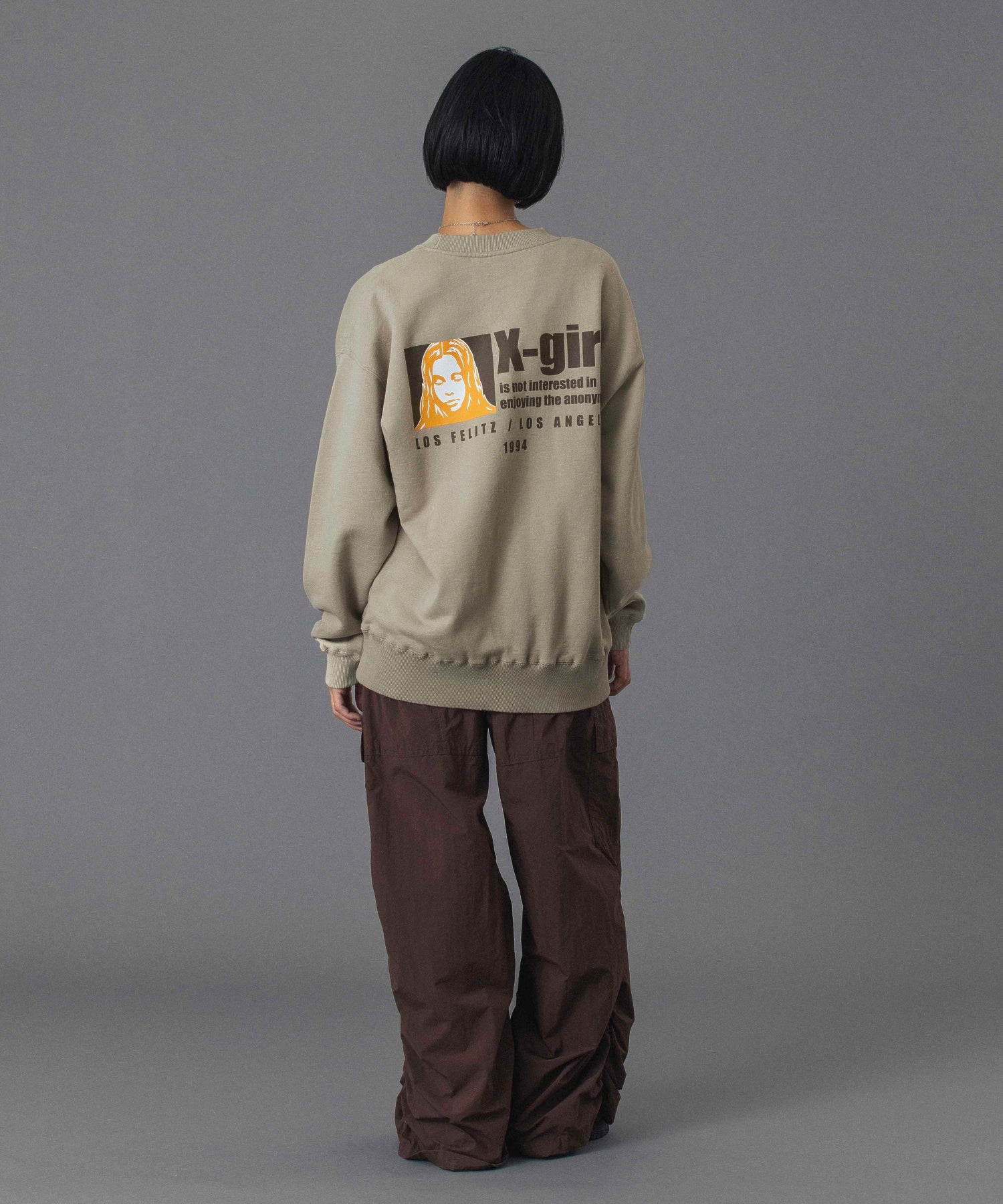 ANONYMITY CREWNECK SWEAT TOP