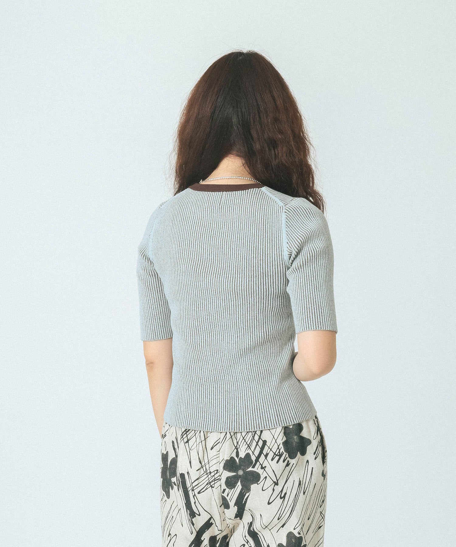 RIB KNIT PULLOVER