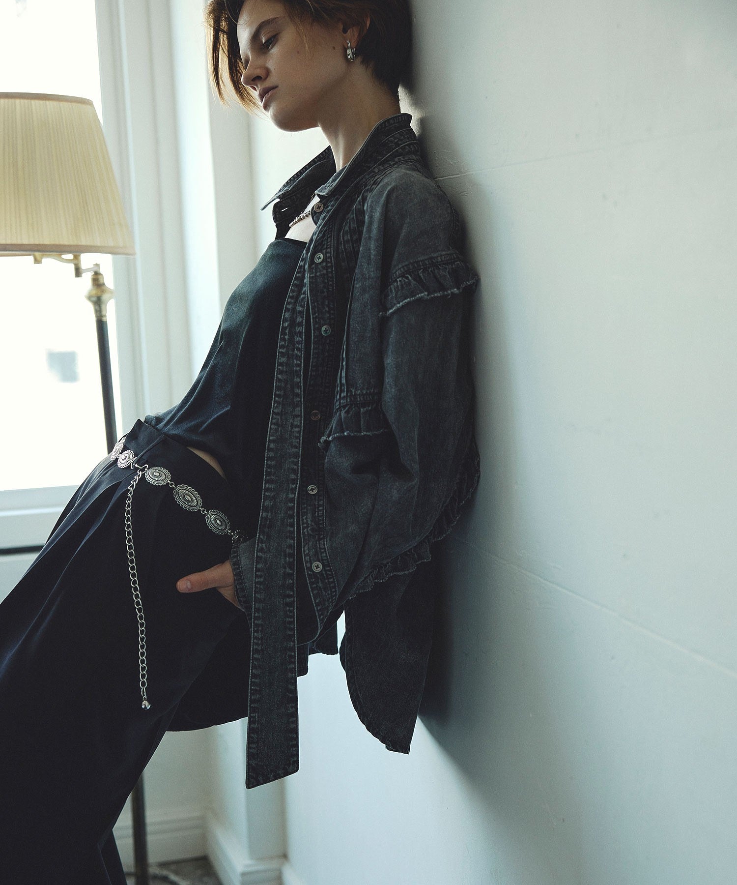 BASIC TUCK PANTS